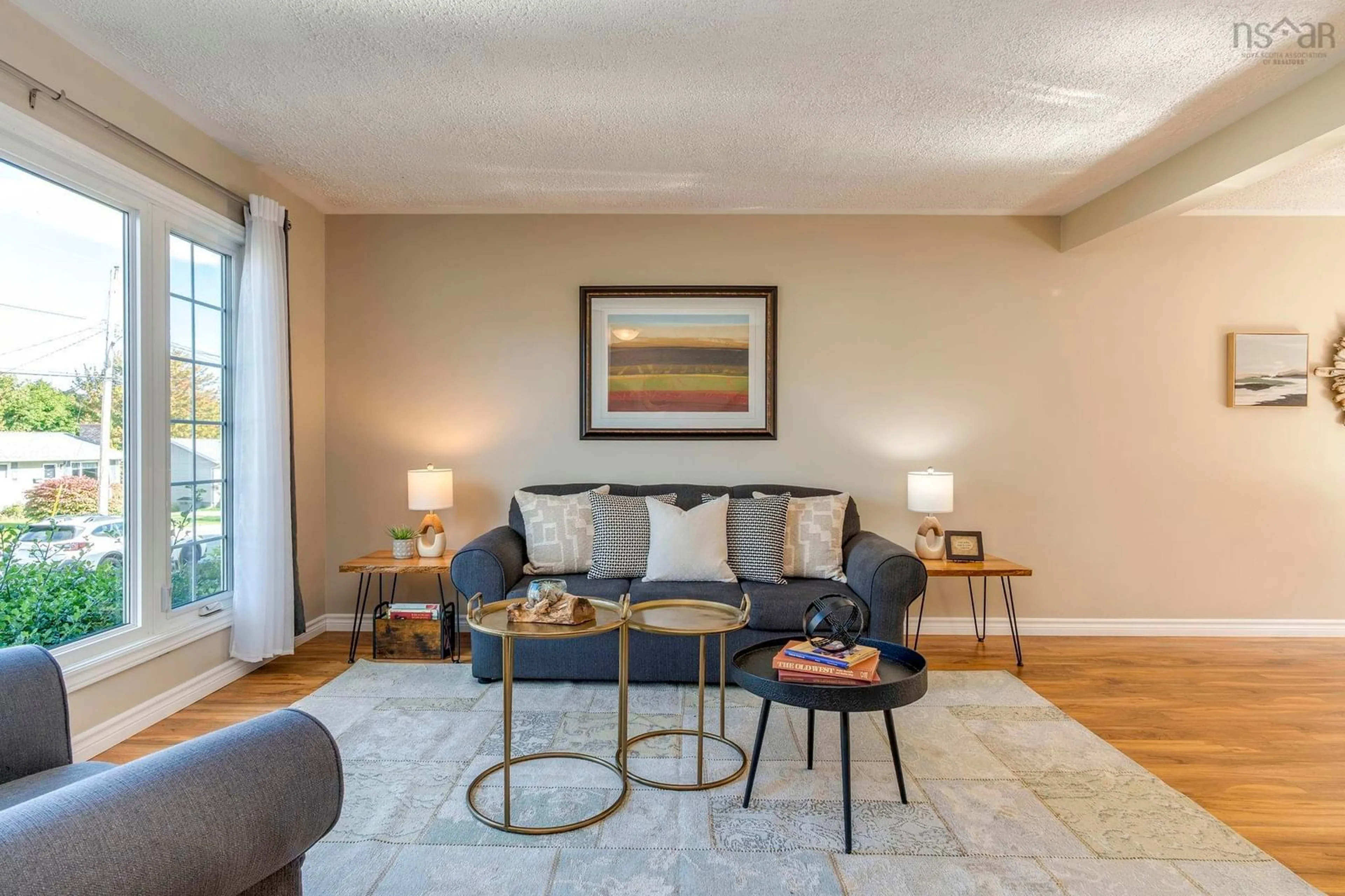 Living room with furniture, unknown for 1492 Riverside Dr, Lower Sackville Nova Scotia B4C 2Y8