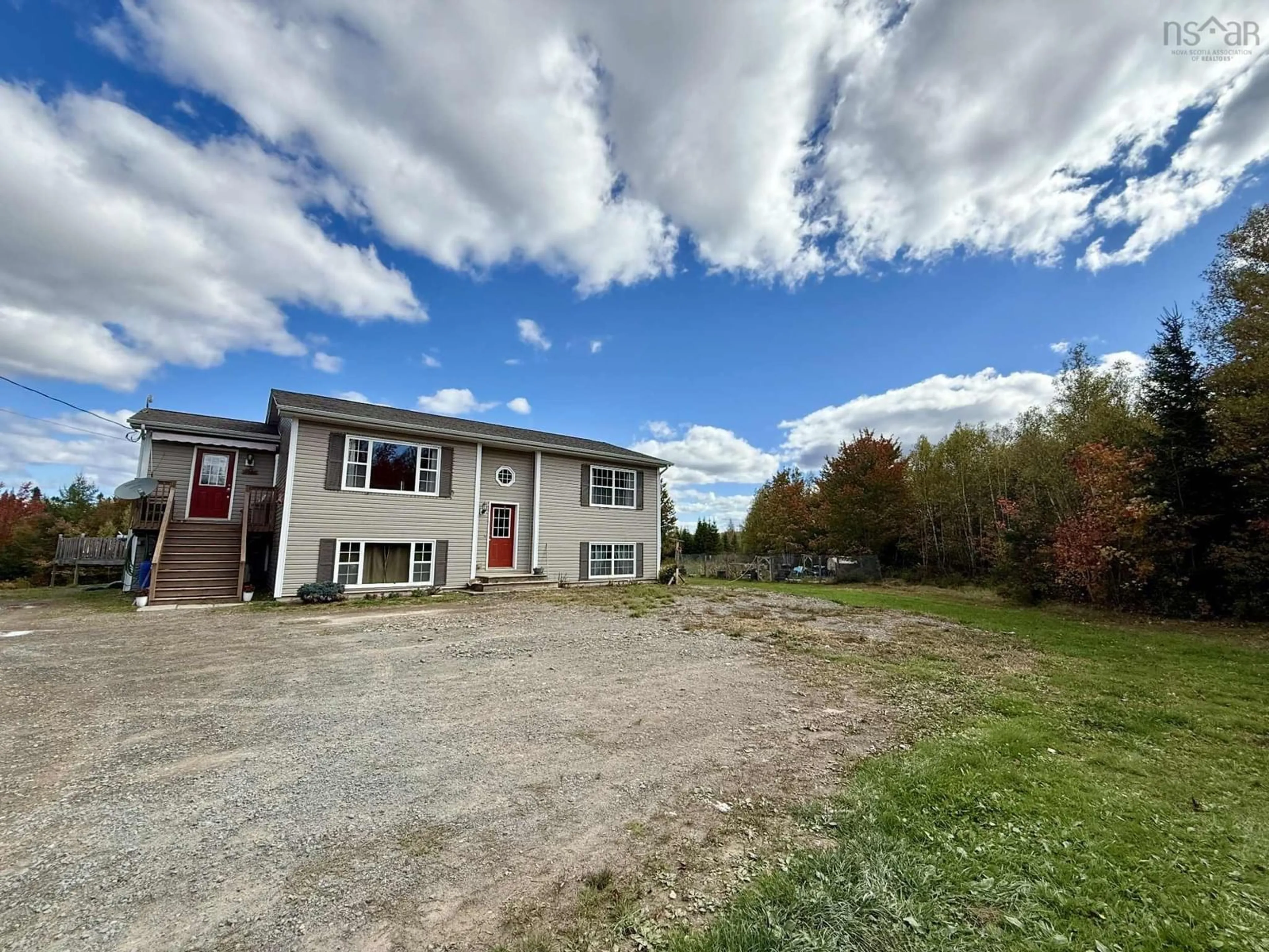 A pic from outside/outdoor area/front of a property/back of a property/a pic from drone, unknown for 551 Brenton Cross Rd, Birch Hill Nova Scotia B0N 2J0