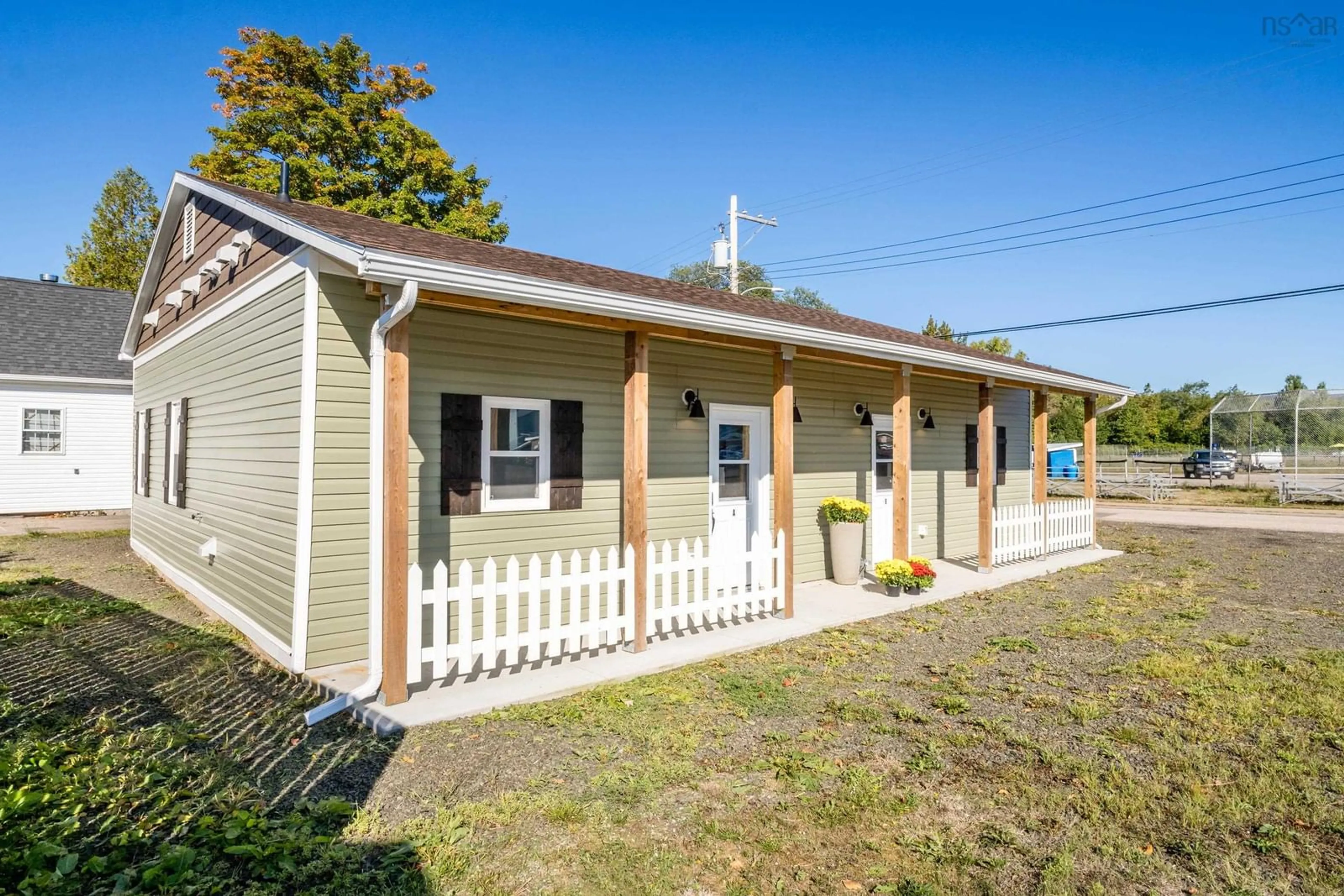 Home with vinyl exterior material, street for 17 Mckenna St, Bridgetown Nova Scotia B0S 1C0