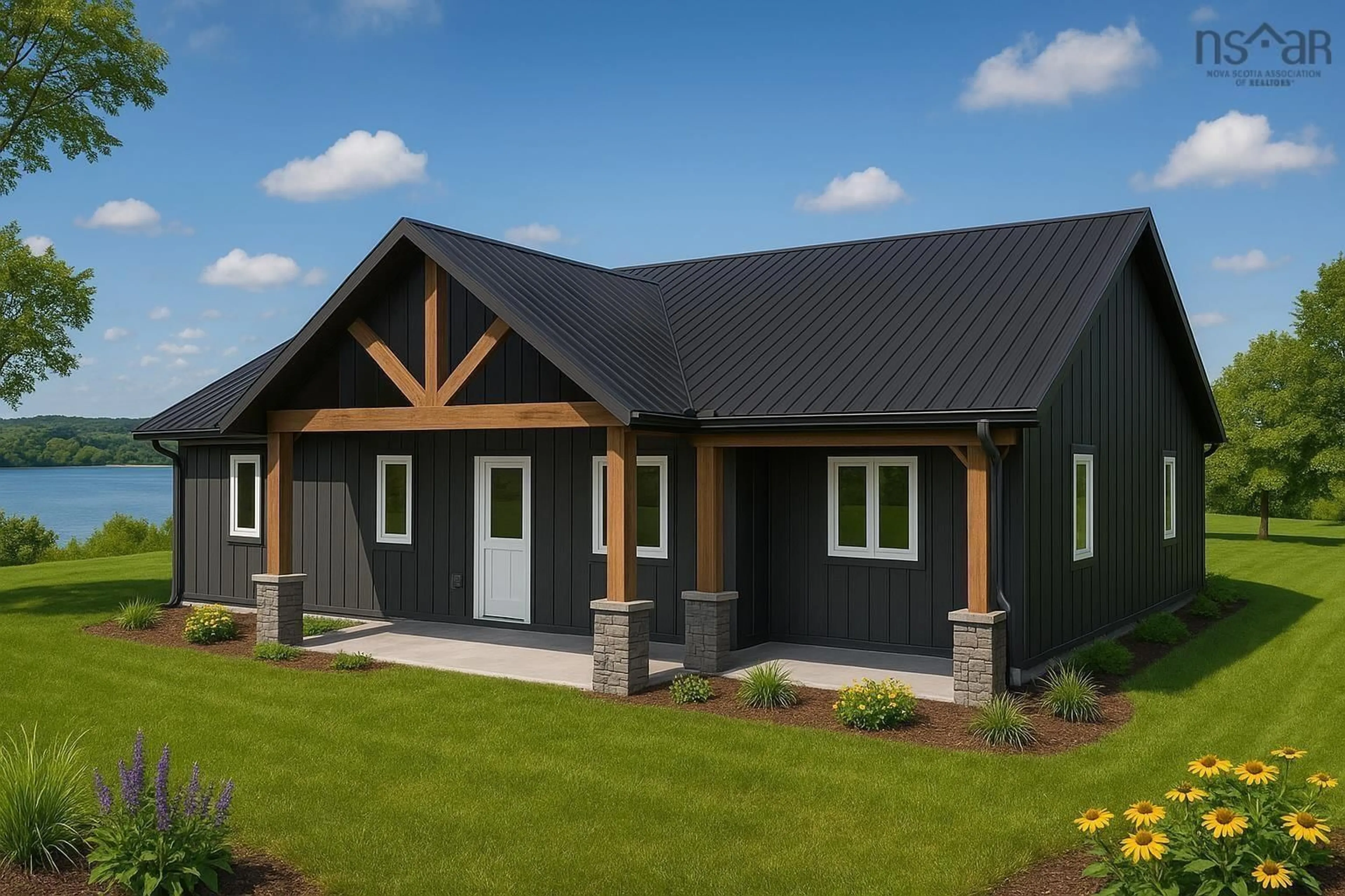 Home with vinyl exterior material, building for Dark Pond Lane #Lot 7, West Petpeswick Nova Scotia B0J 2L0