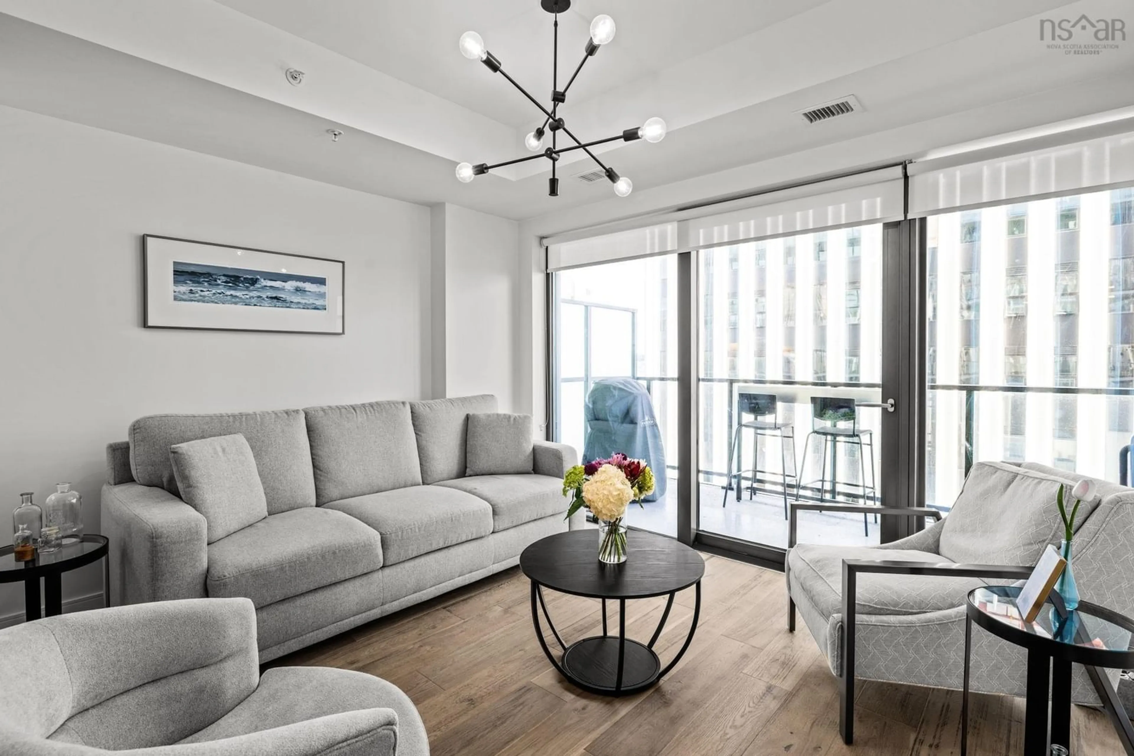 Living room with furniture, unknown for 1650 Granville St #908, Halifax Nova Scotia B3J 0E1