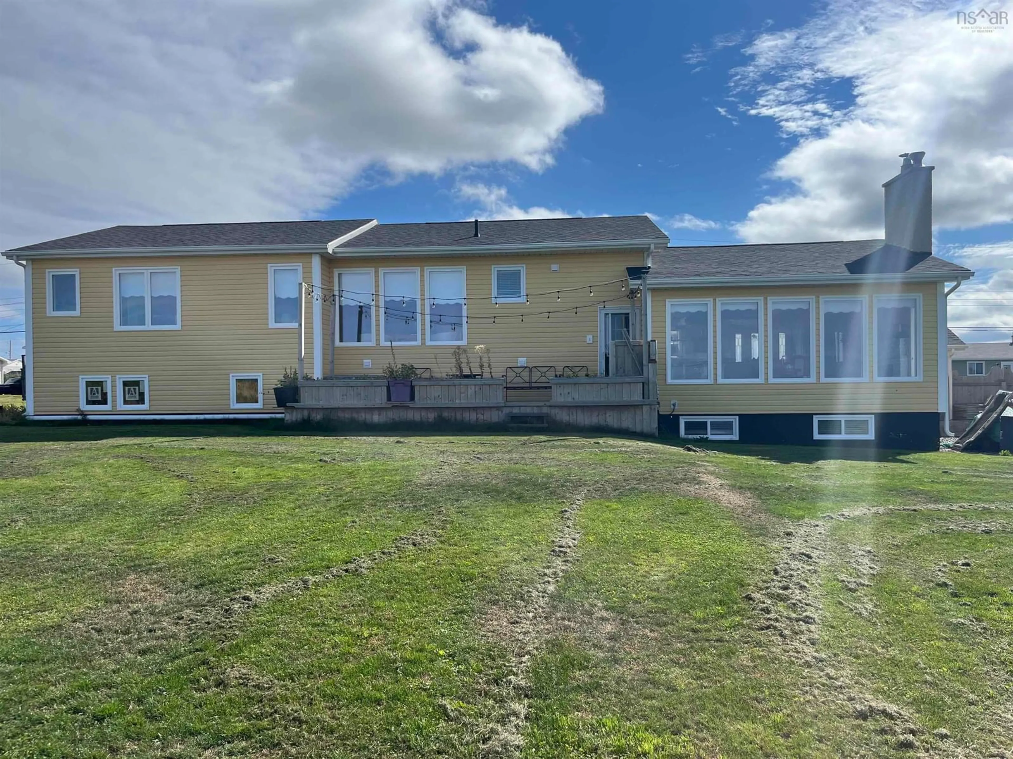 A pic from outside/outdoor area/front of a property/back of a property/a pic from drone, building for 9 Khalsa Dr, Glace Bay Nova Scotia B1A 5Z1