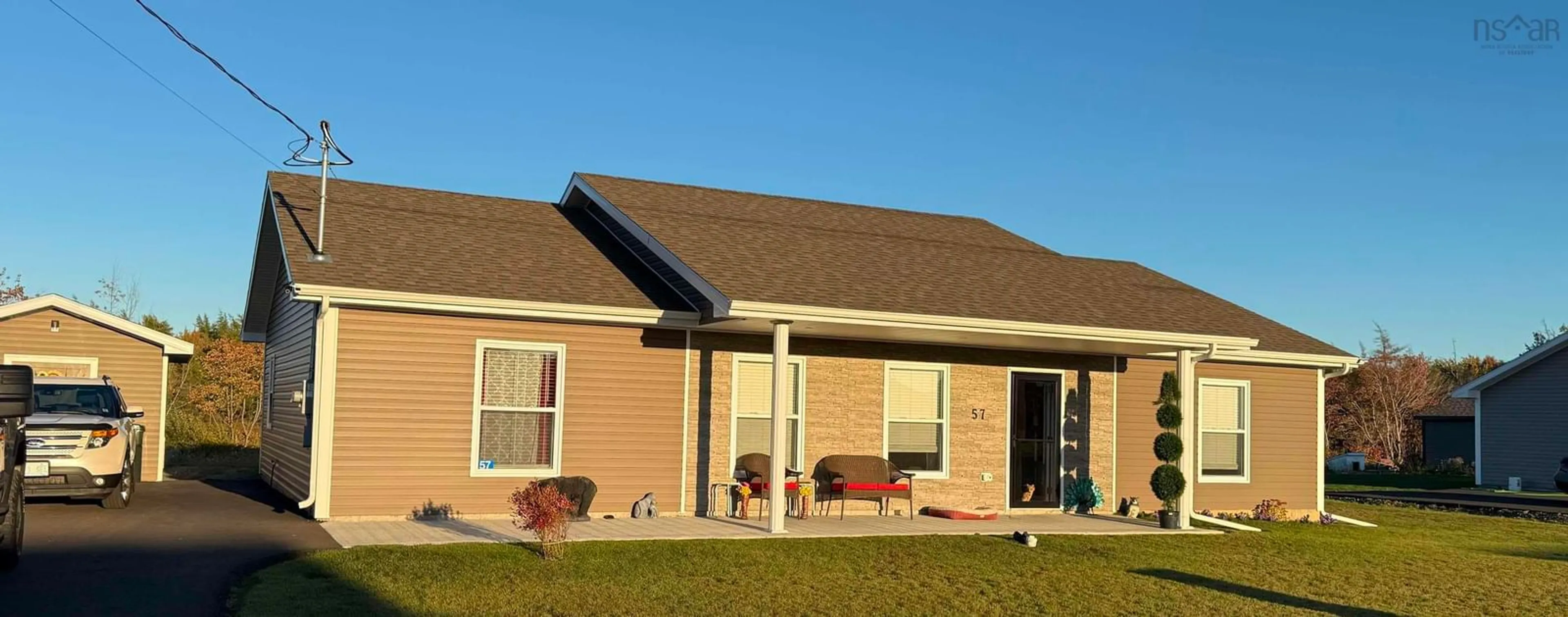 Home with vinyl exterior material, water/lake/river/ocean view for 57 Michael St, Sydney Nova Scotia B1P 0J6