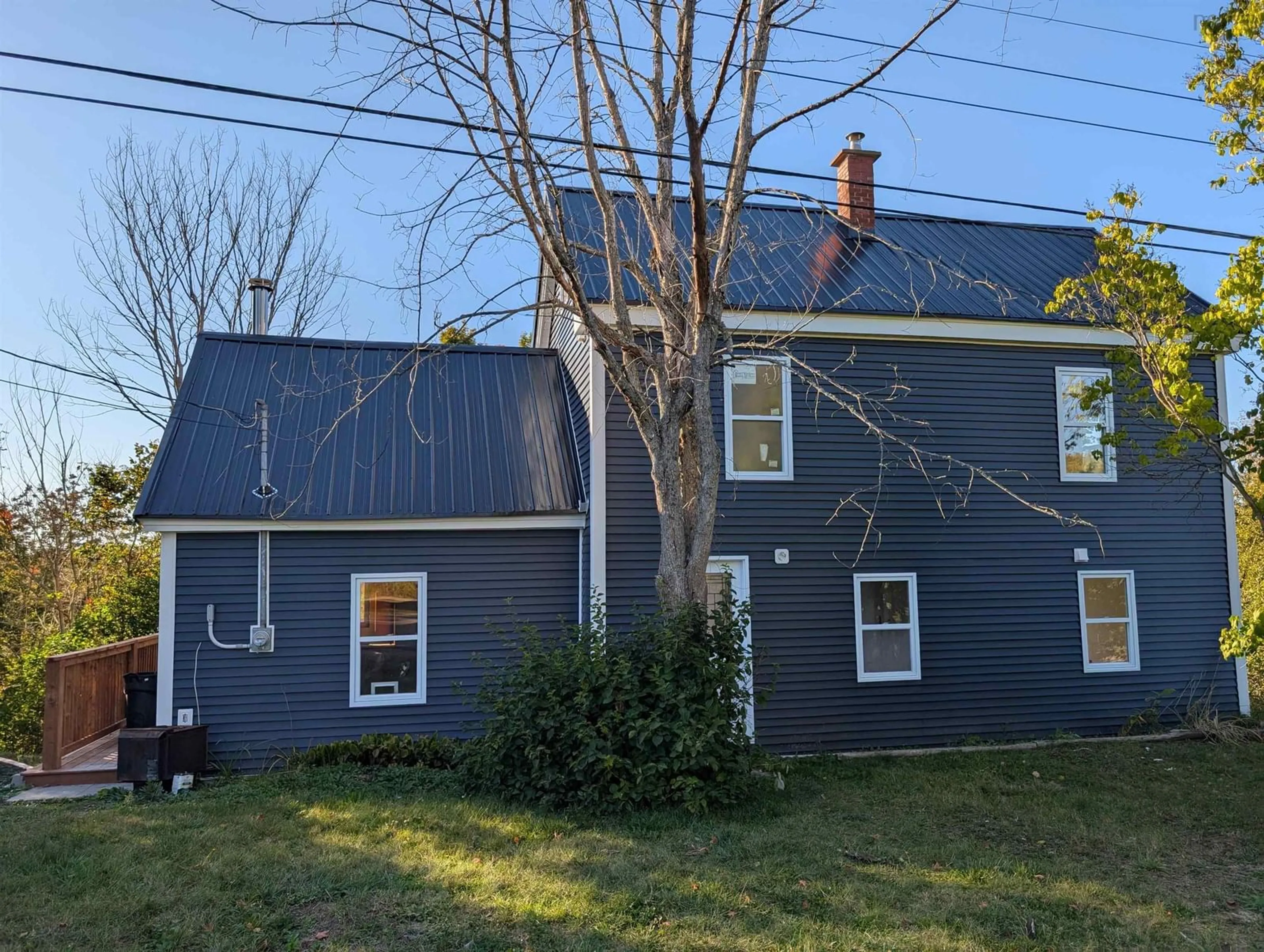A pic from outside/outdoor area/front of a property/back of a property/a pic from drone, street for 63 Station Rd, Great Village Nova Scotia B0M 1L0