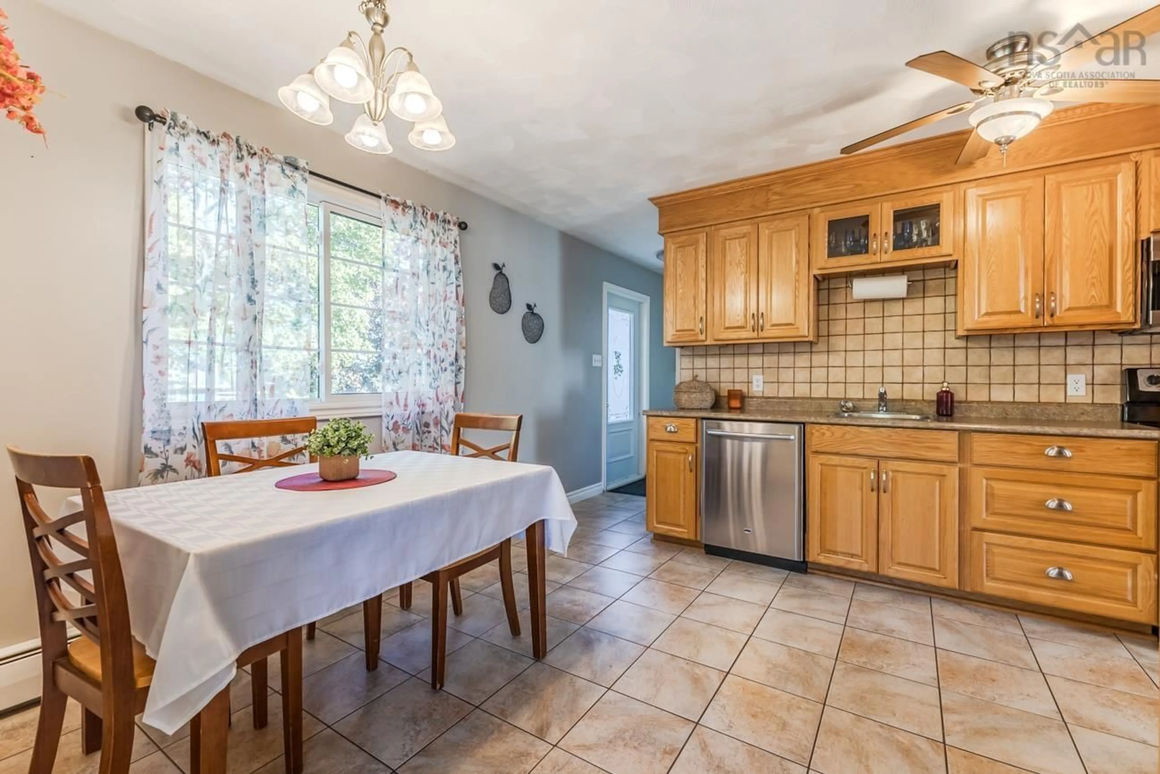 Standard kitchen, ceramic/tile floor for 13 Connollys Rd, Stellarton Nova Scotia B0K 1S0