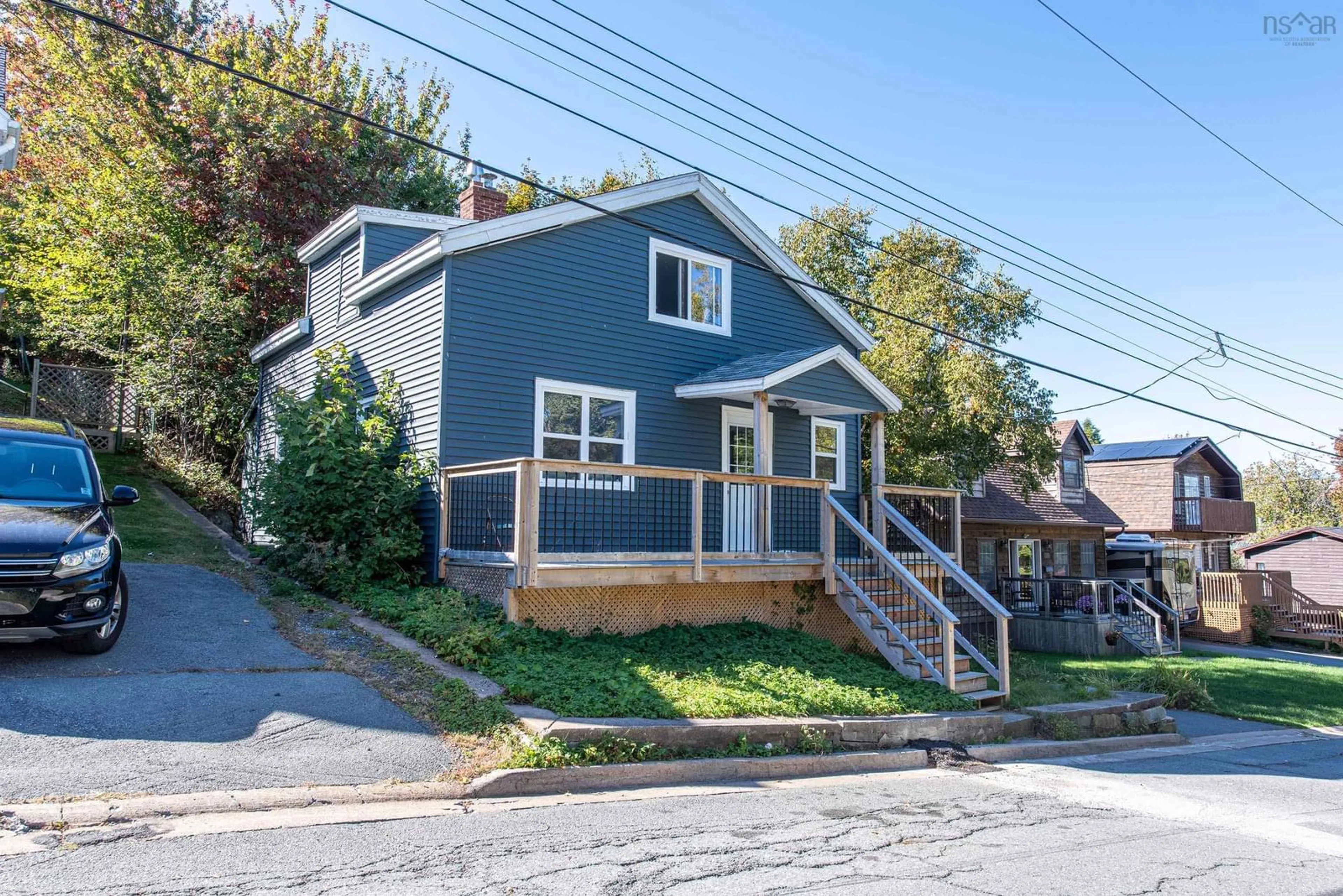 Home with vinyl exterior material, street for 24 Lynn Rd, Halifax Nova Scotia B3N 1S4