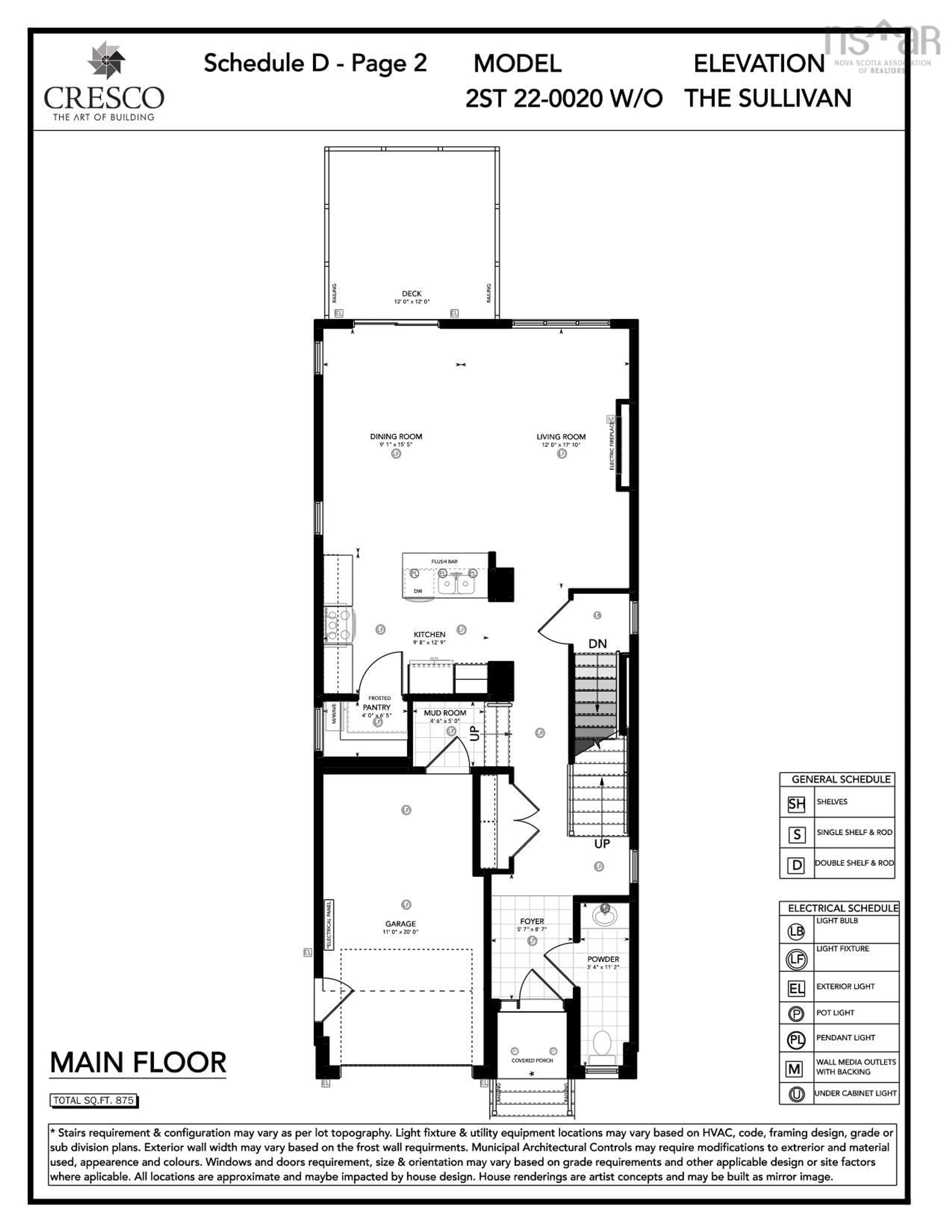 Floor plan for 65 Pearlgarden Close #PC33, Dartmouth Nova Scotia B2X 0C2
