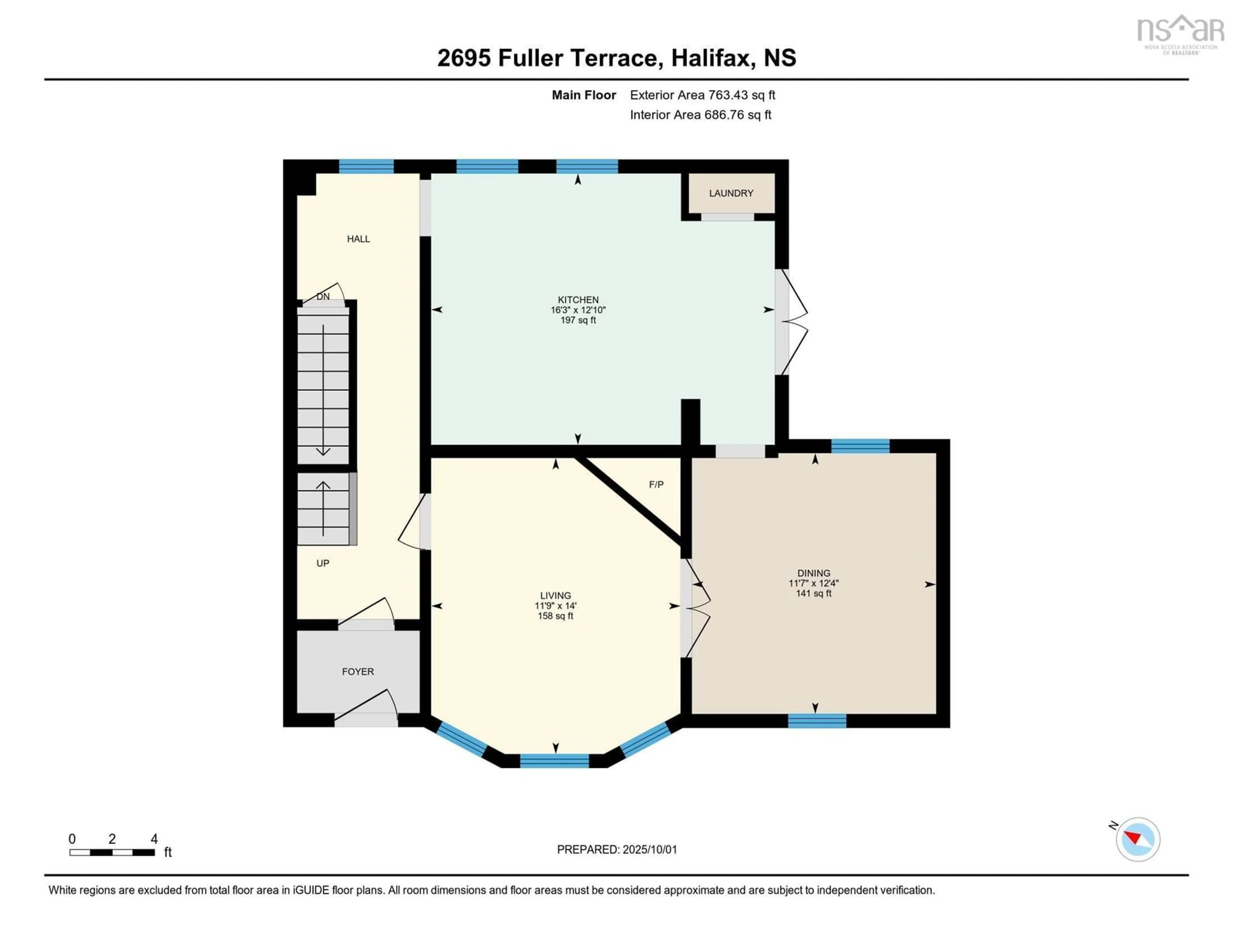Floor plan for 2695 Fuller Terr, Halifax Nova Scotia B3K 3V9