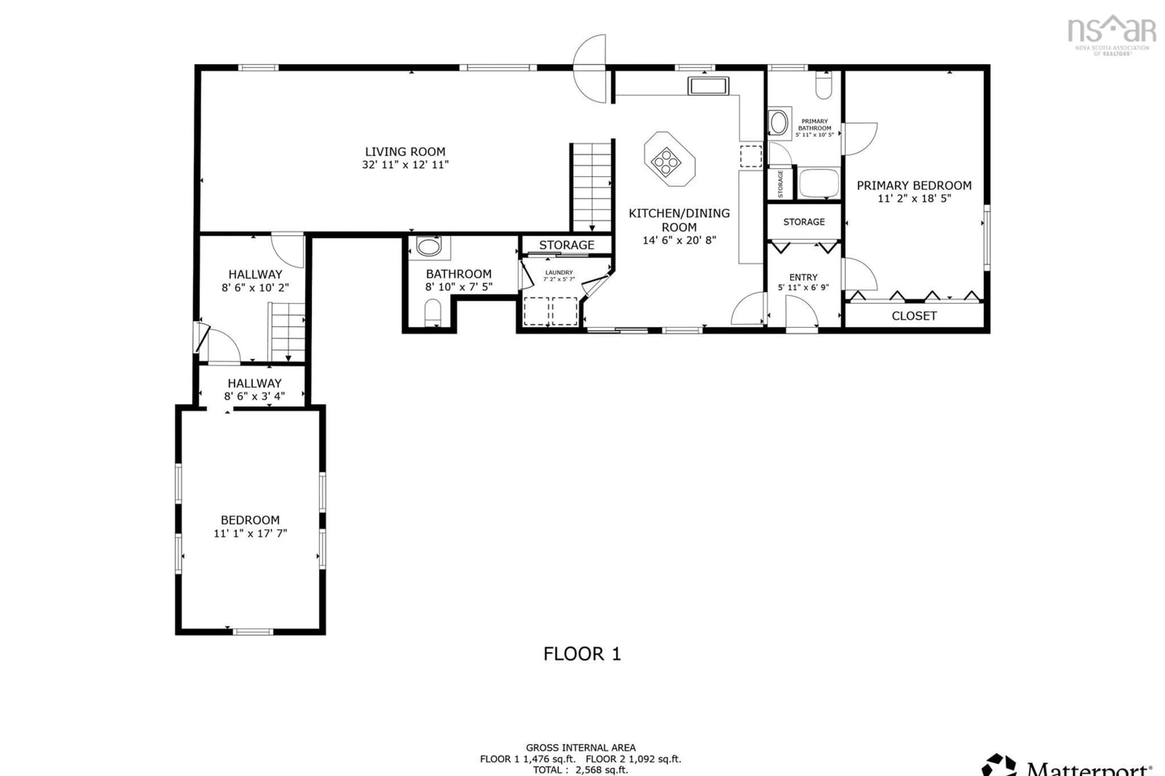 Floor plan for 902 Highway 3, Birchtown Nova Scotia B0T 1W0
