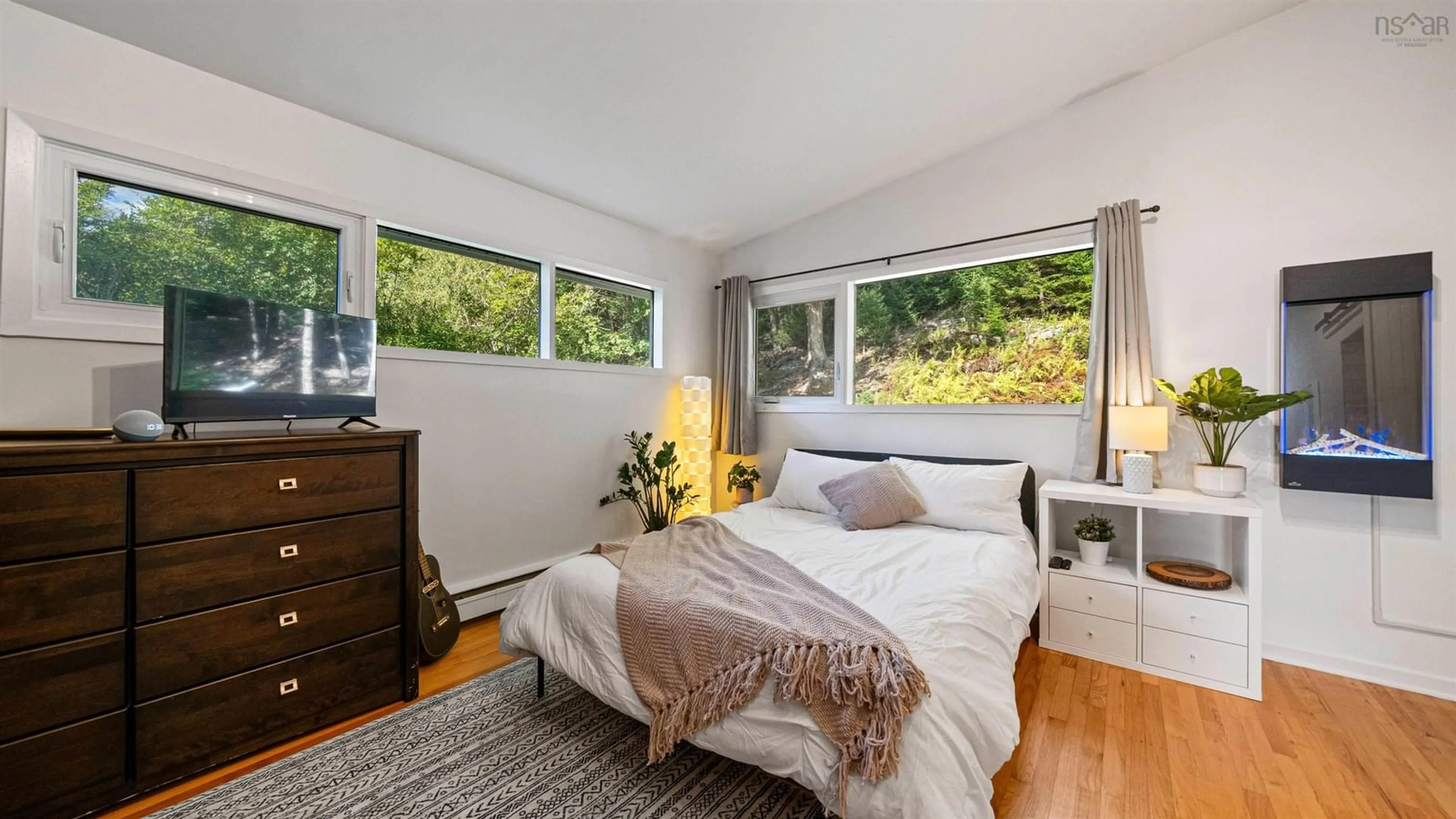 Bedroom with bed, wood/laminate floor for 39 Lodge Dr, Rockingham Nova Scotia B3M 2G6