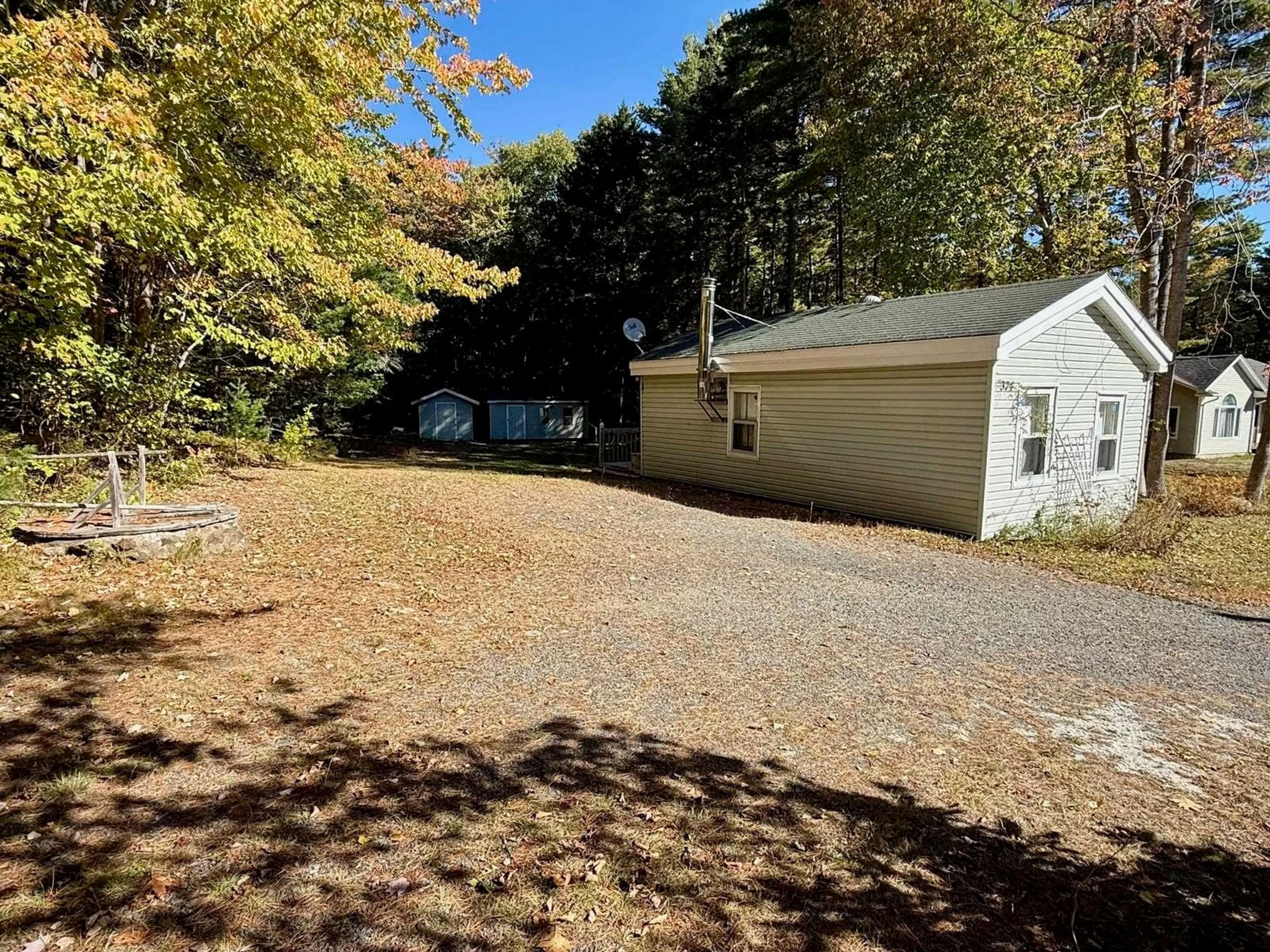 A pic from outside/outdoor area/front of a property/back of a property/a pic from drone, street for 374 Oakhill Rd, Oakhill Nova Scotia B4V 0C8