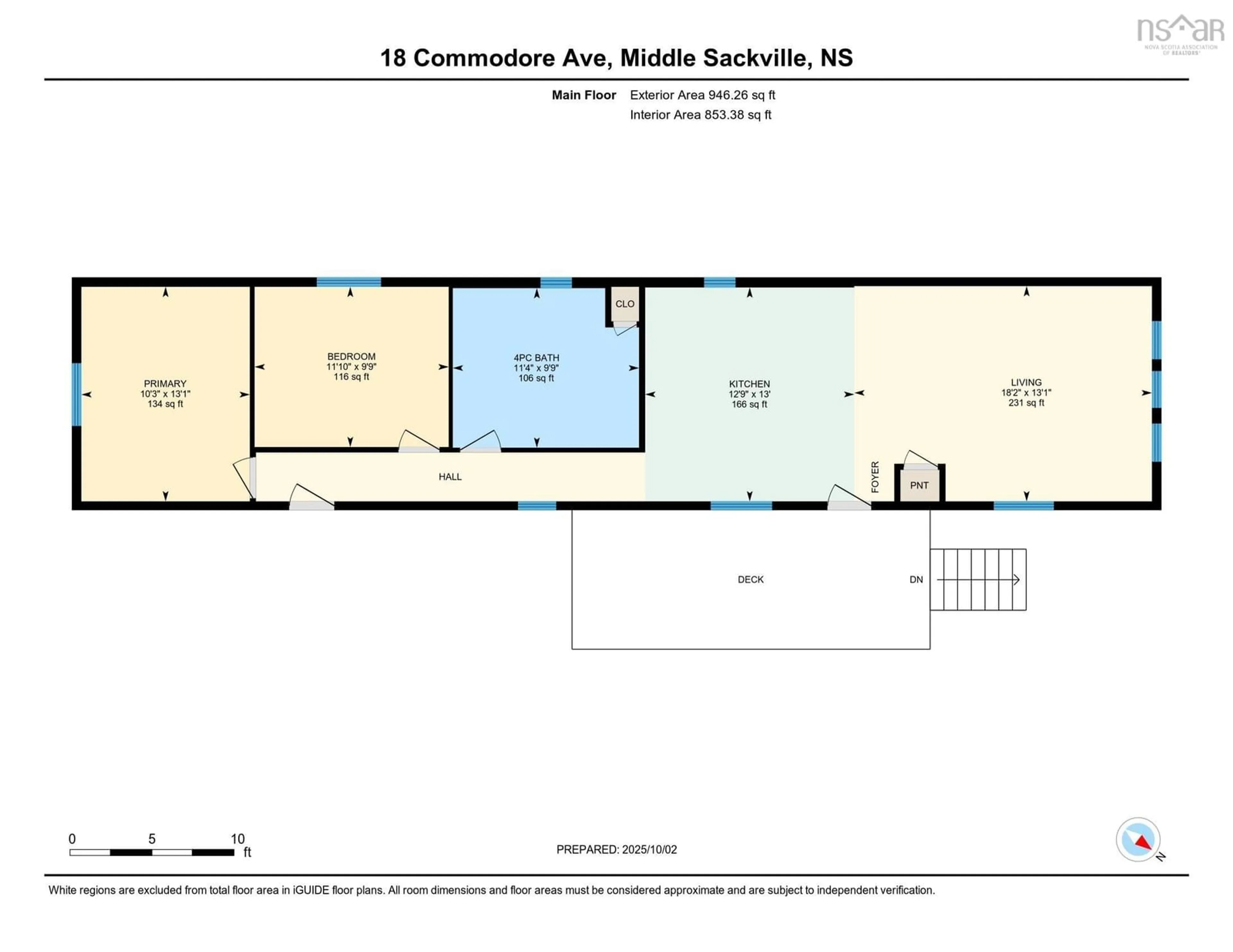 Floor plan for 18 Commodore Ave, Middle Sackville Nova Scotia B4E 3B2
