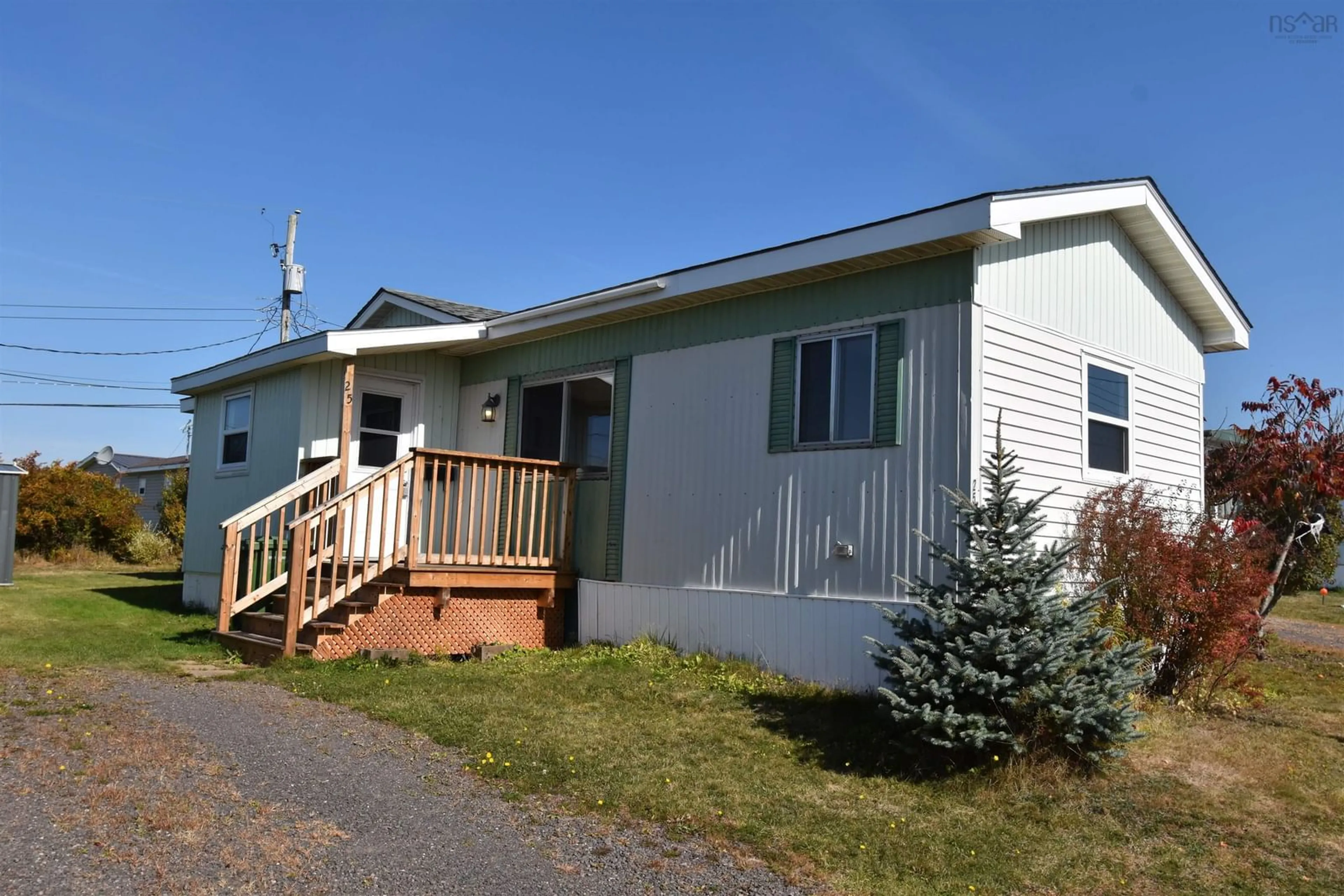 Home with vinyl exterior material, street for 25 Butler Dr, Bible Hill Nova Scotia B2N 2X1