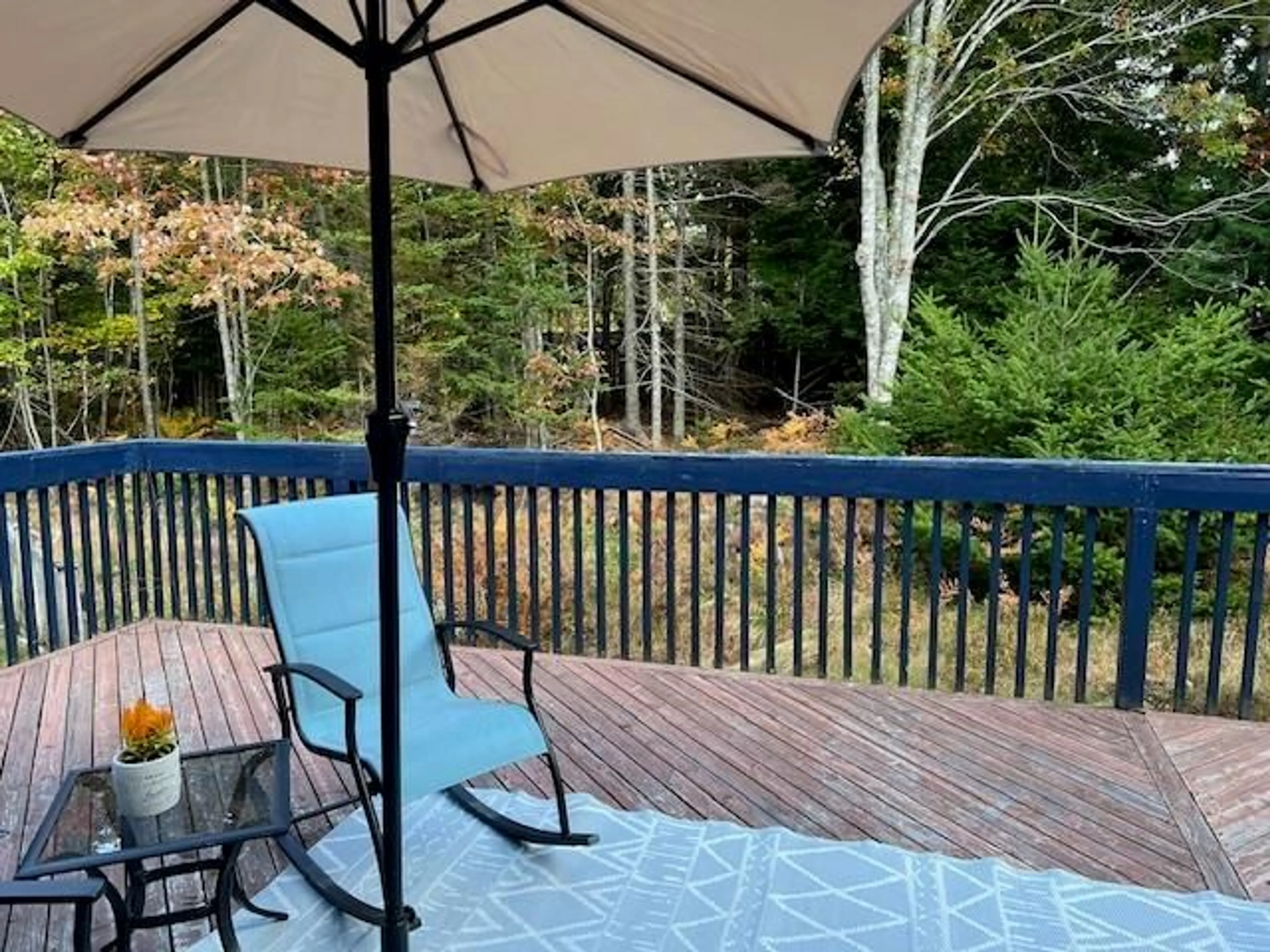 Patio, forest/trees view for 39 Homestead Drive, Valley Nova Scotia B6L 3S1