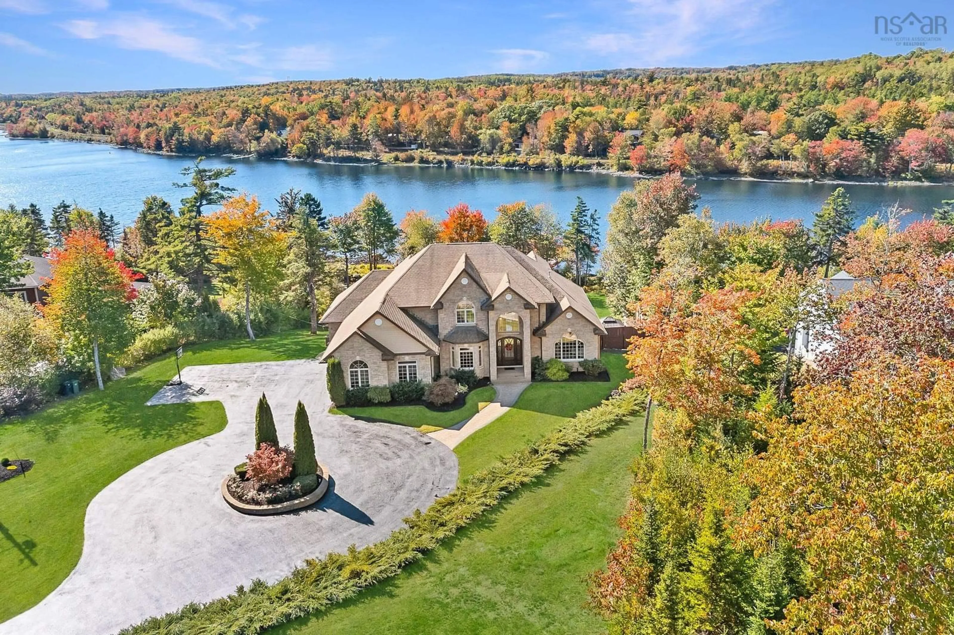 A pic from outside/outdoor area/front of a property/back of a property/a pic from drone, water/lake/river/ocean view for 444 Piggott Ave, Fall River Nova Scotia B2T 1S6