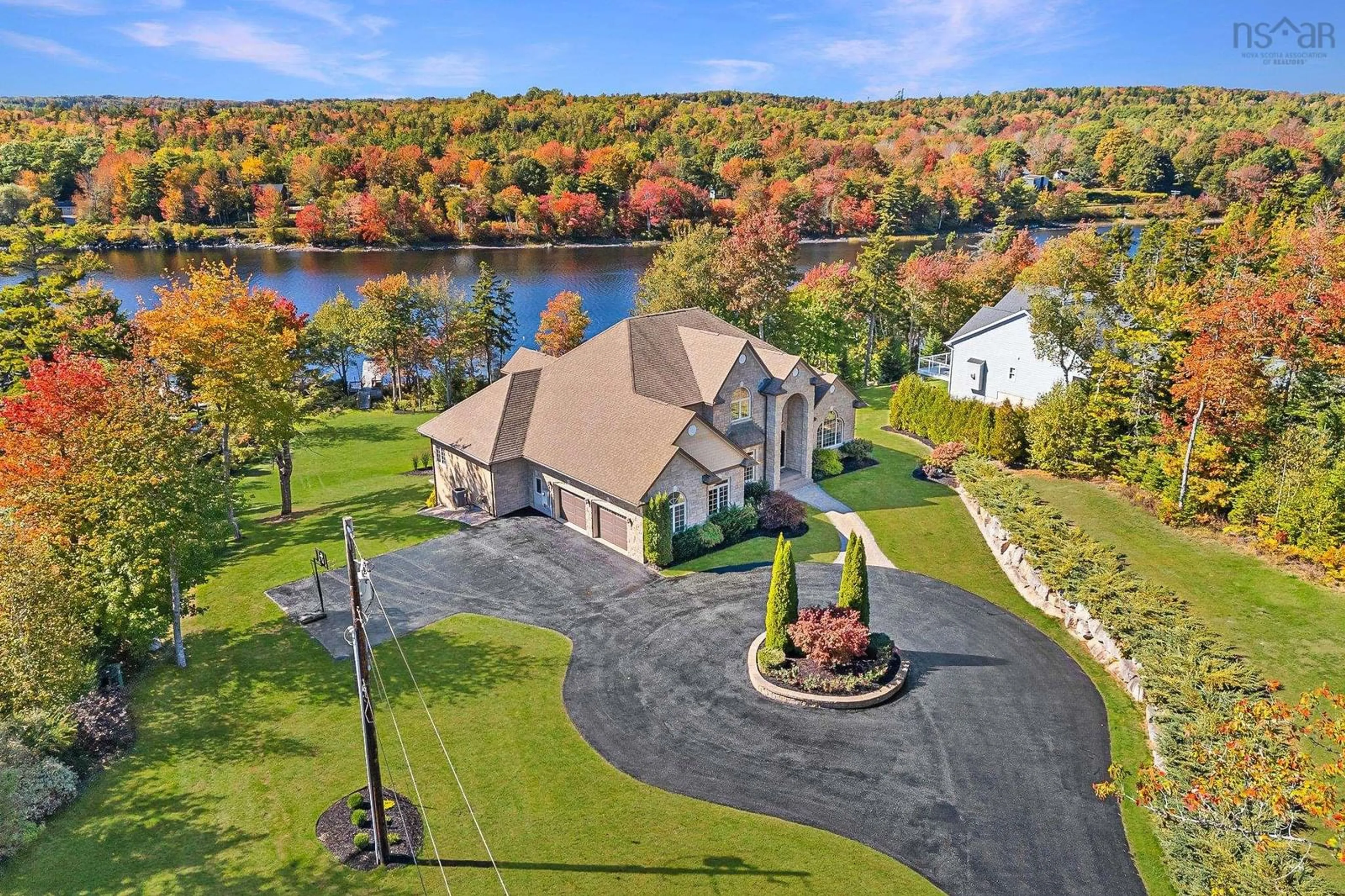 A pic from outside/outdoor area/front of a property/back of a property/a pic from drone, water/lake/river/ocean view for 444 Piggott Ave, Fall River Nova Scotia B2T 1S6