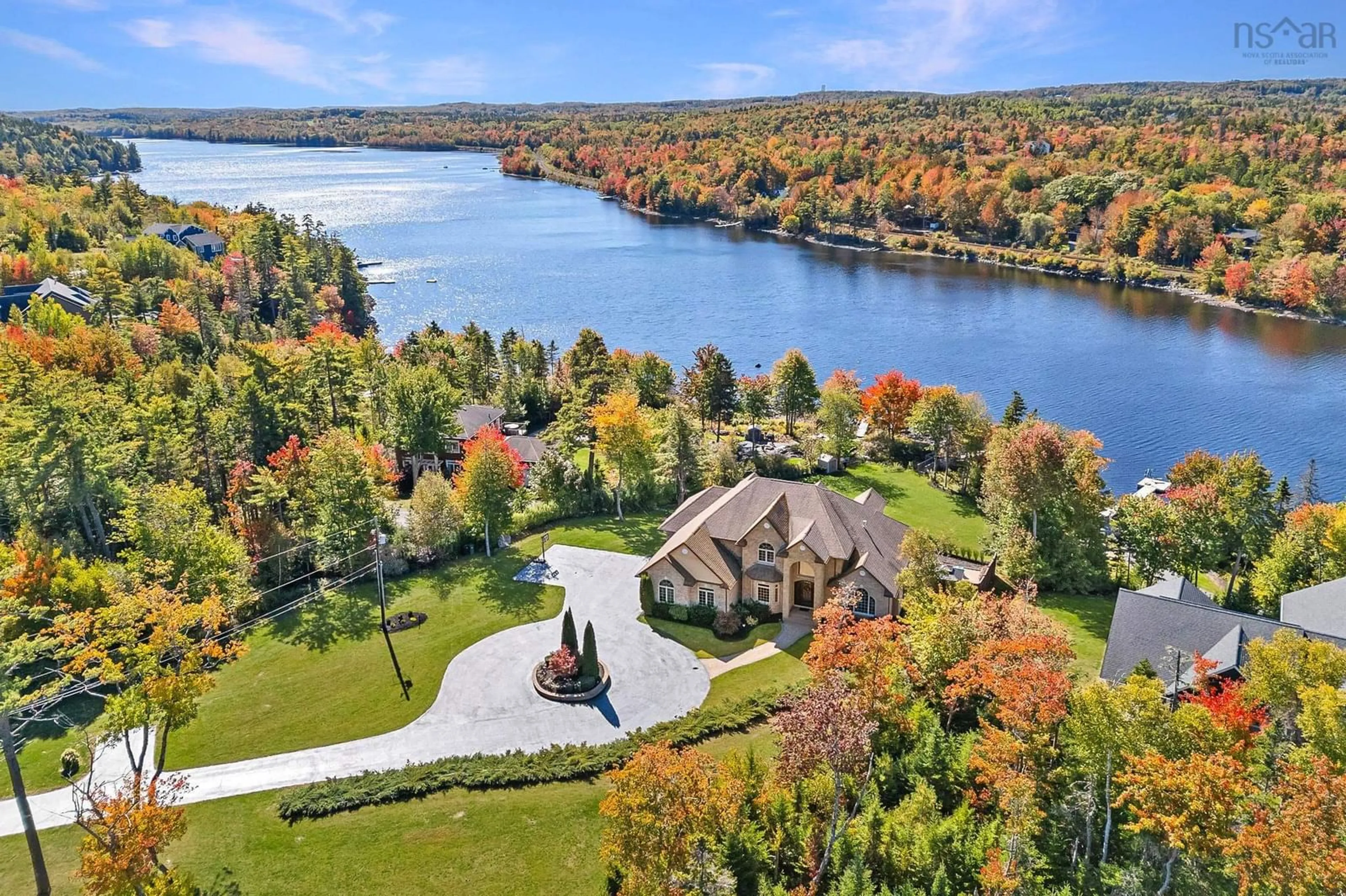 A pic from outside/outdoor area/front of a property/back of a property/a pic from drone, water/lake/river/ocean view for 444 Piggott Ave, Fall River Nova Scotia B2T 1S6