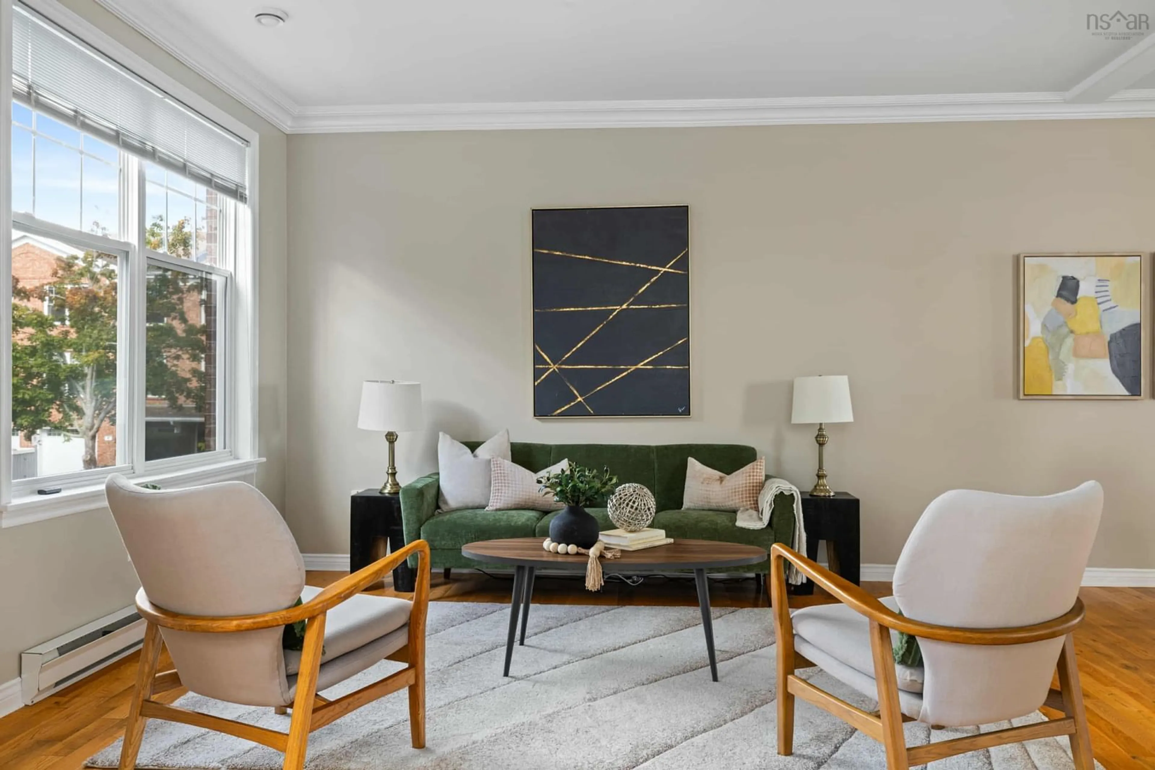 Living room with furniture, unknown for 13 Arthur Lismer Crt, Bedford Nova Scotia B4A 4B4