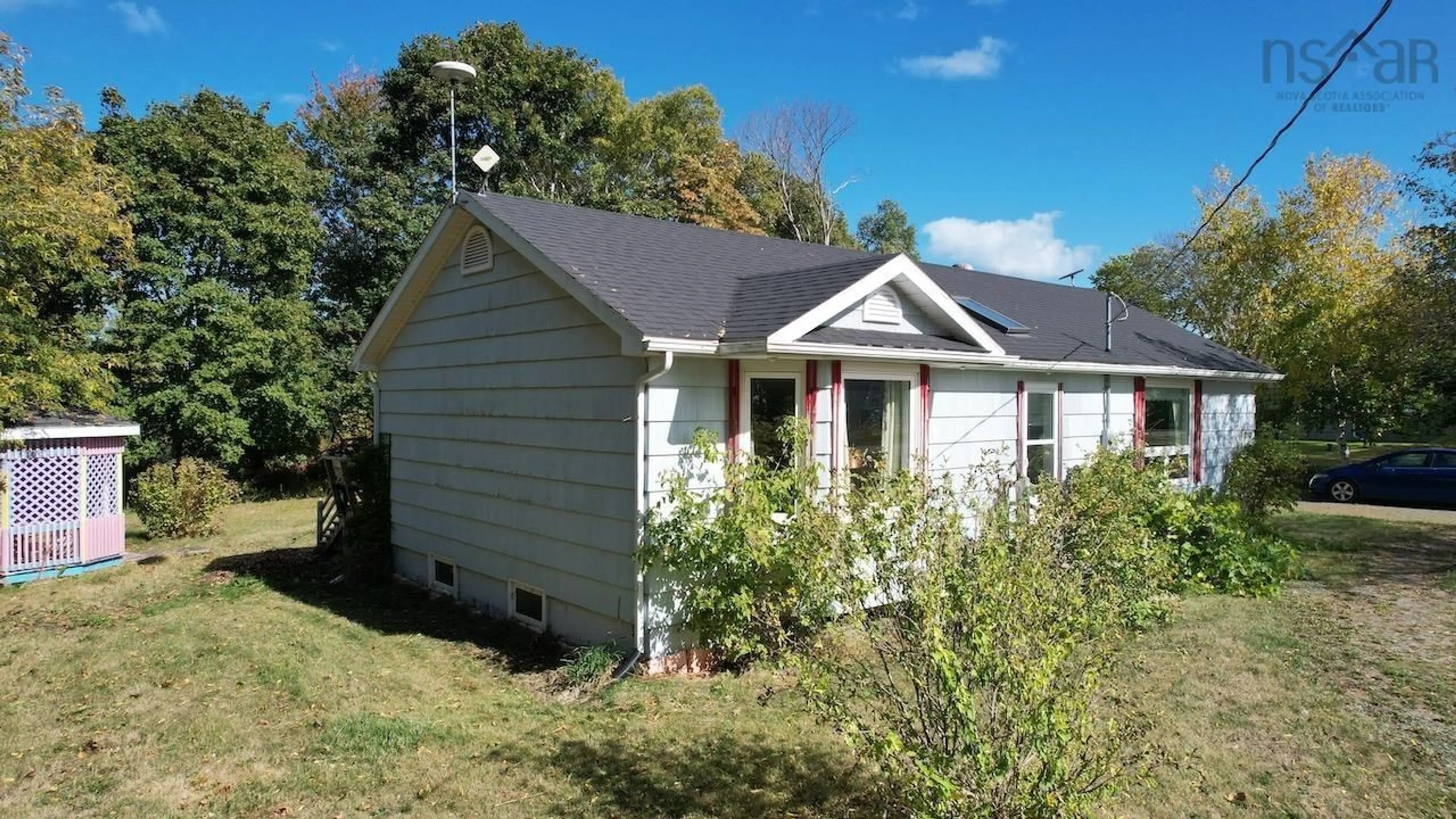 Home with vinyl exterior material, street for 7307 Highway 366 Hwy, Northport Nova Scotia B0L 1E0