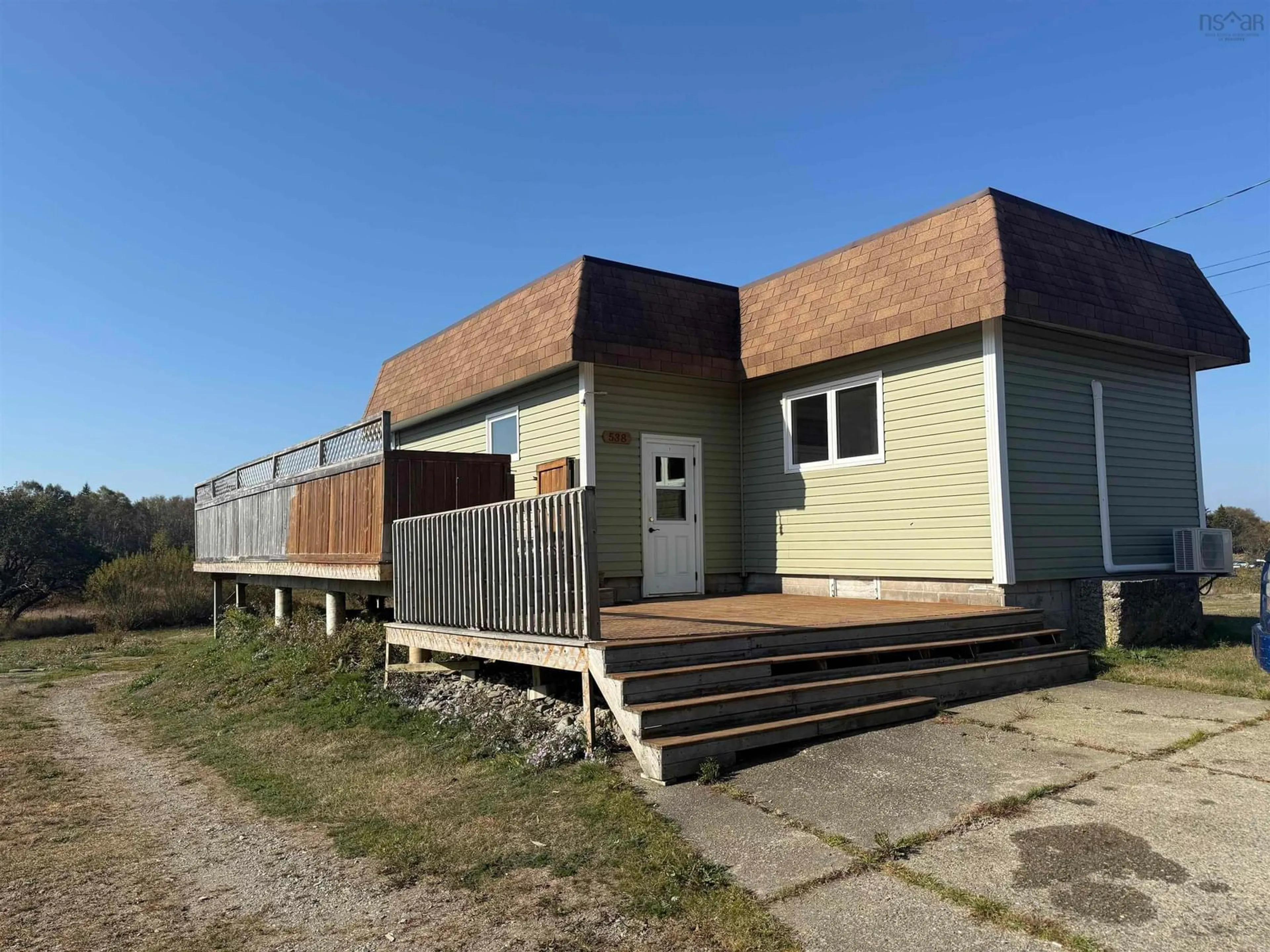 A pic from outside/outdoor area/front of a property/back of a property/a pic from drone, building for 538 Little Brook Rd, Little Brook Nova Scotia B0W 1Z0