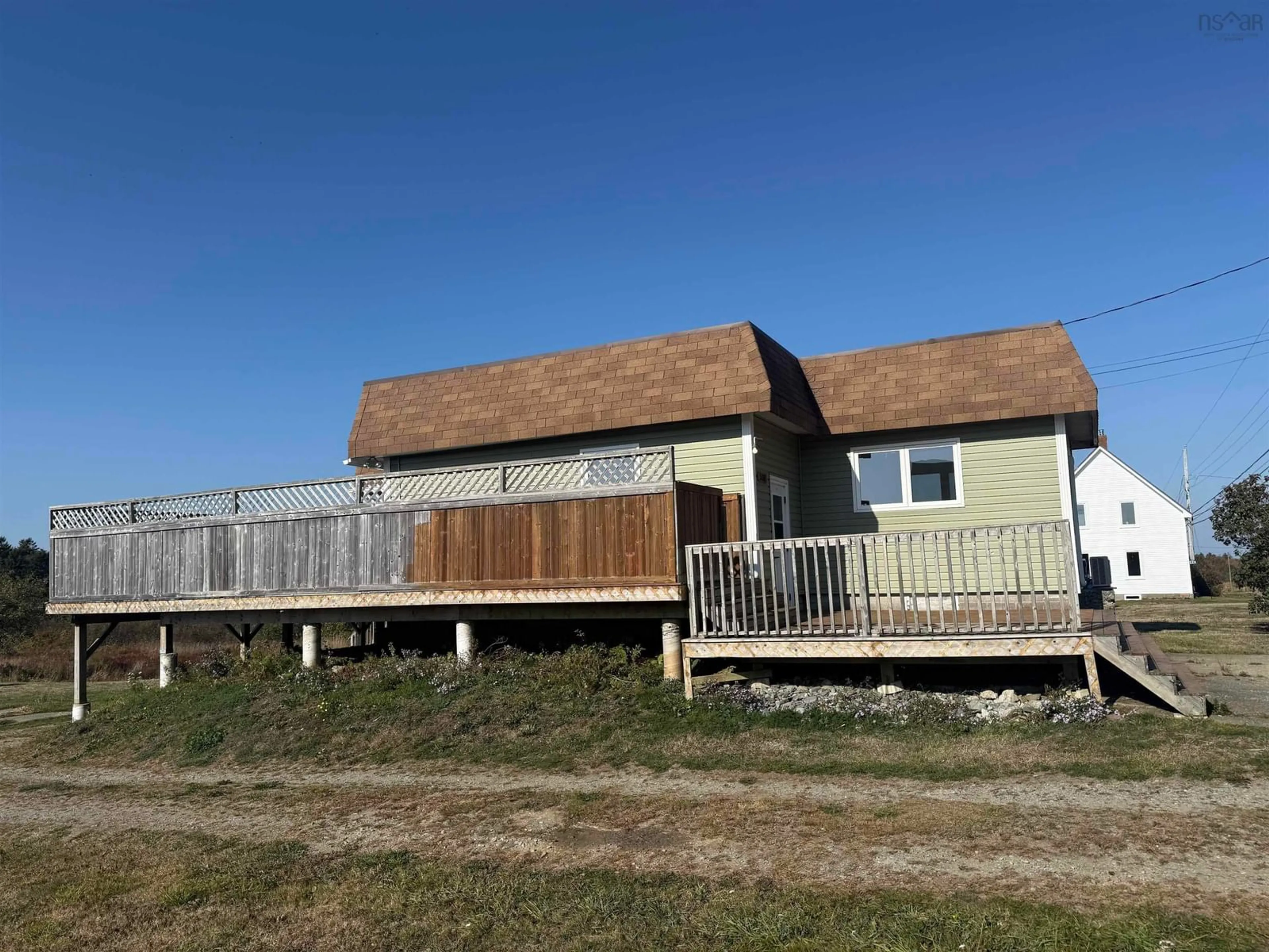 A pic from outside/outdoor area/front of a property/back of a property/a pic from drone, building for 538 Little Brook Rd, Little Brook Nova Scotia B0W 1Z0