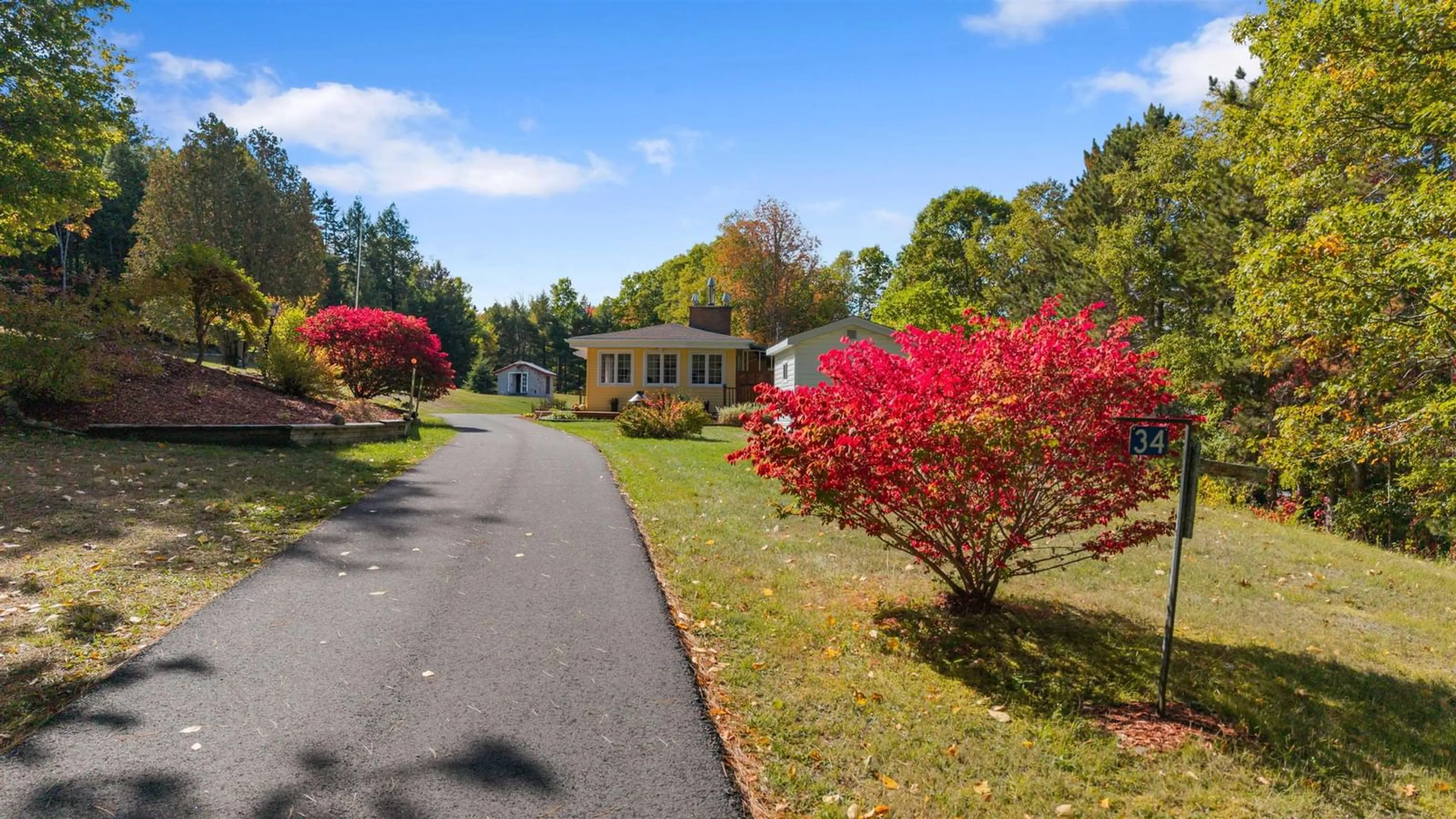 A pic from outside/outdoor area/front of a property/back of a property/a pic from drone, unknown for 34 Palmer Lake Dr, Windsor Forks Nova Scotia B0N 2T0