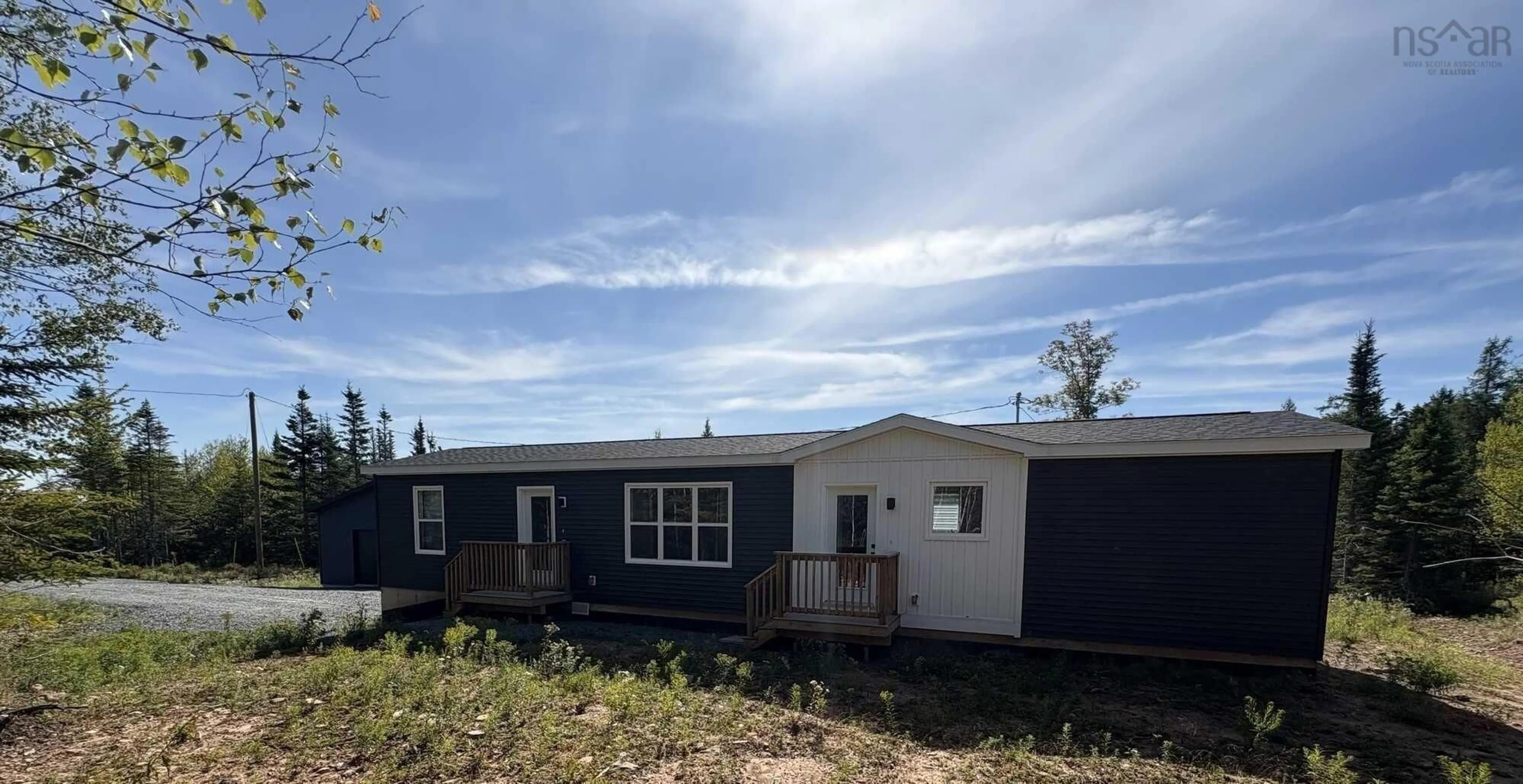 Home with vinyl exterior material, street for 10 Bryson Lane, Wyses Corner Nova Scotia B0N 1K0