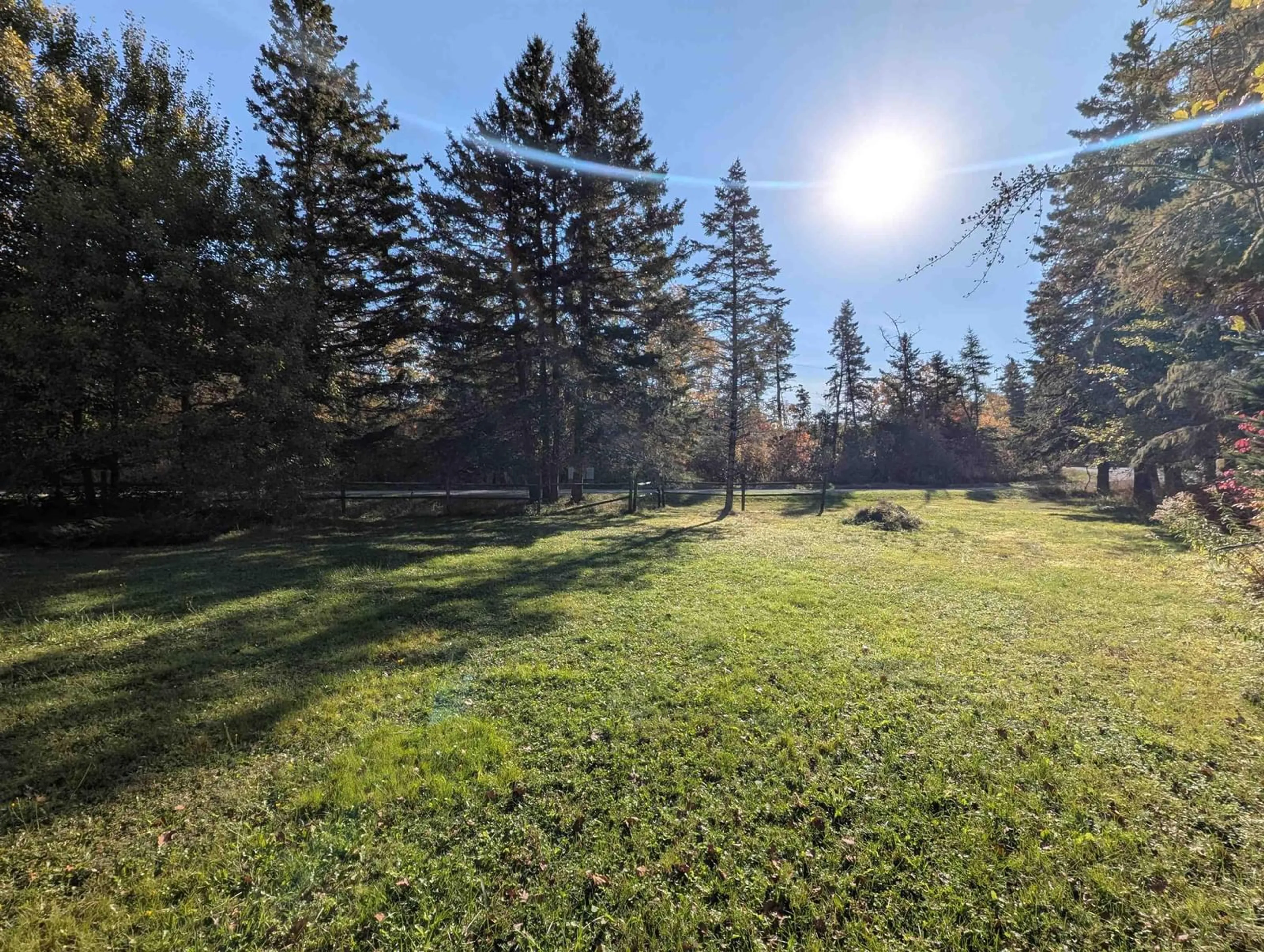 A pic from outside/outdoor area/front of a property/back of a property/a pic from drone, forest/trees view for 19 Benvie Hill Rd, Greenwood Nova Scotia B0N 1X0