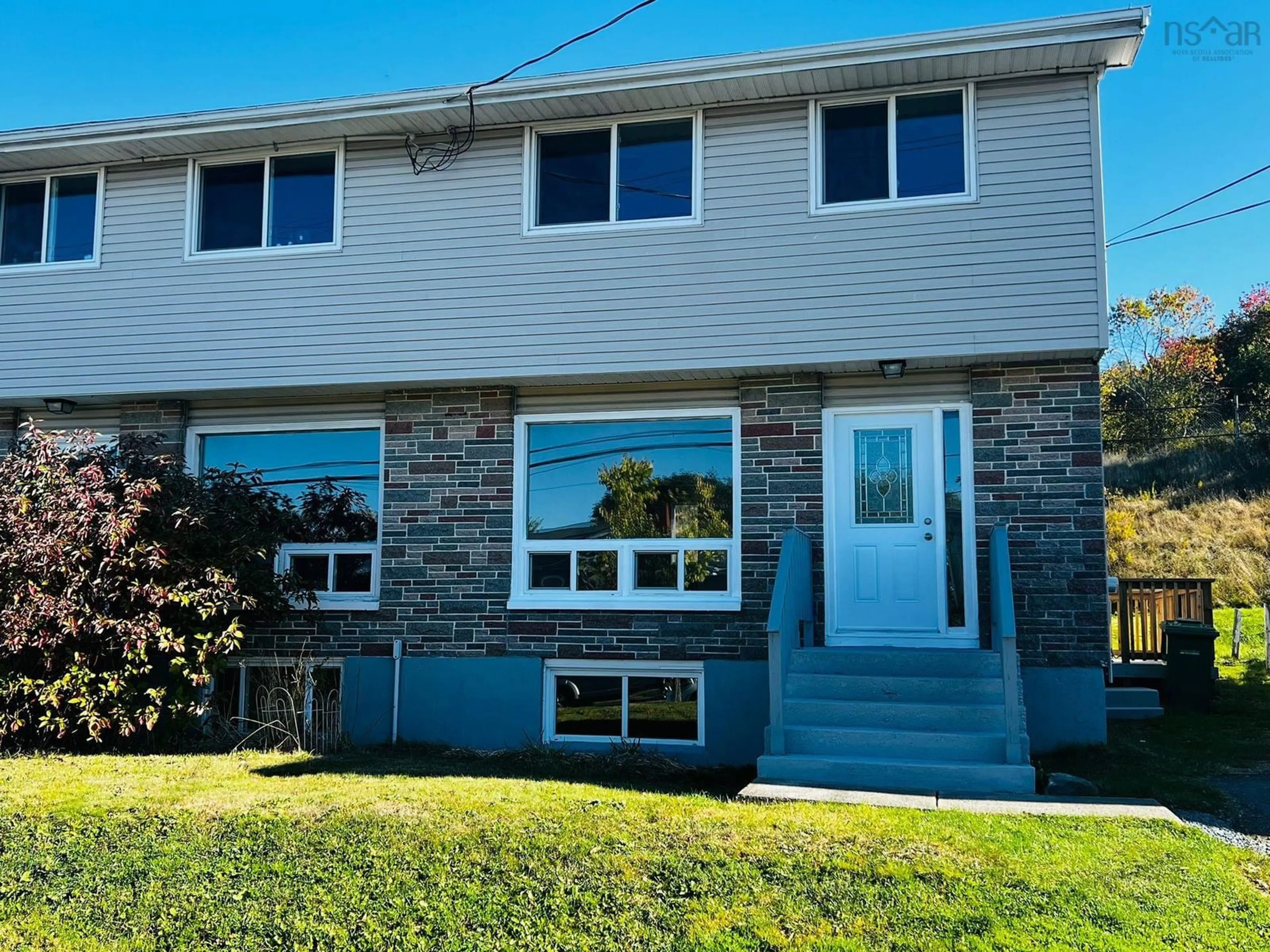 Home with vinyl exterior material, street for 43 B Kennedy Dr, Dartmouth Nova Scotia B2X 1N6