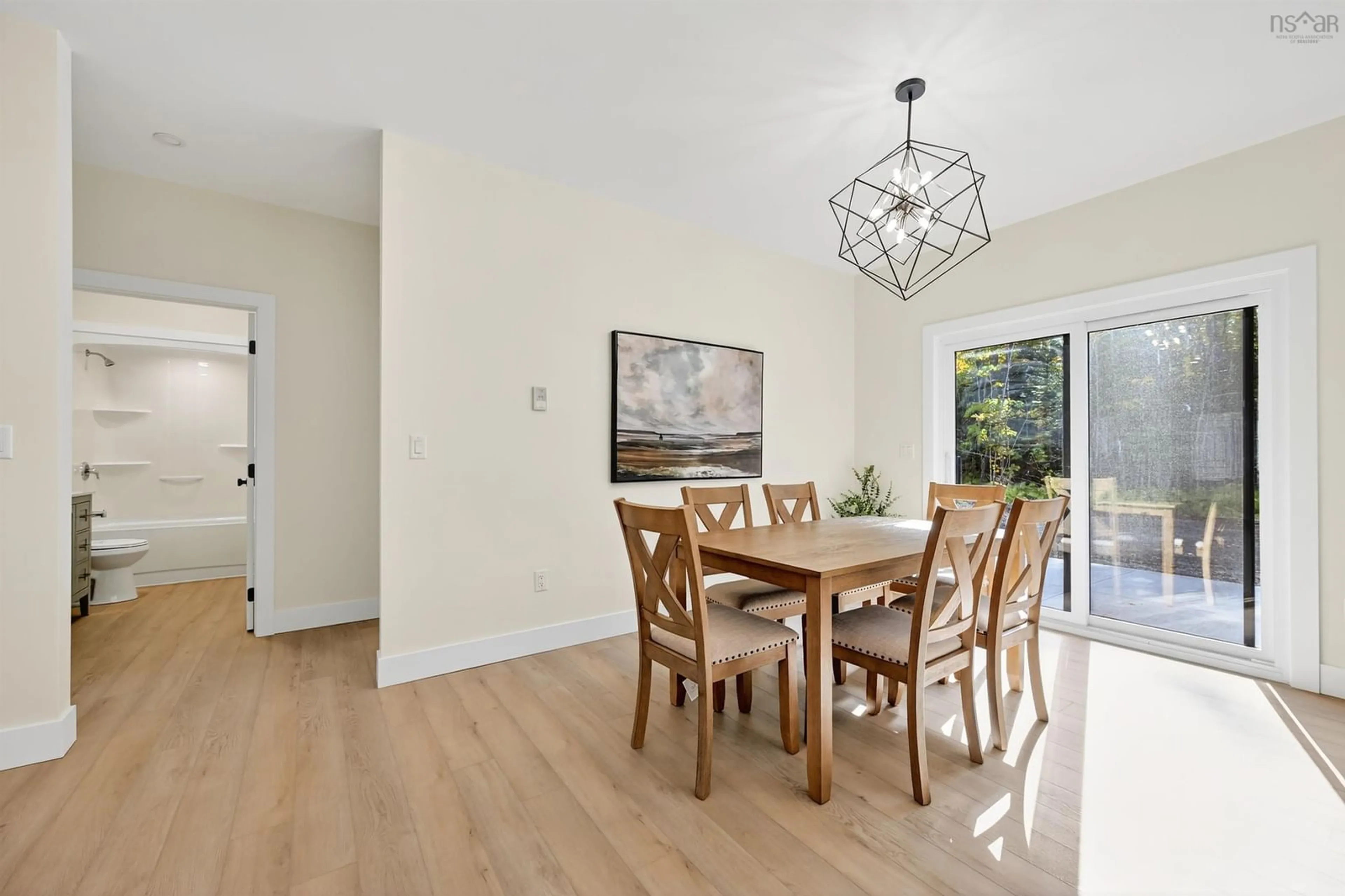 Dining room, wood/laminate floor for 14 Emerson Dr, Howie Centre Nova Scotia B1S 1G3