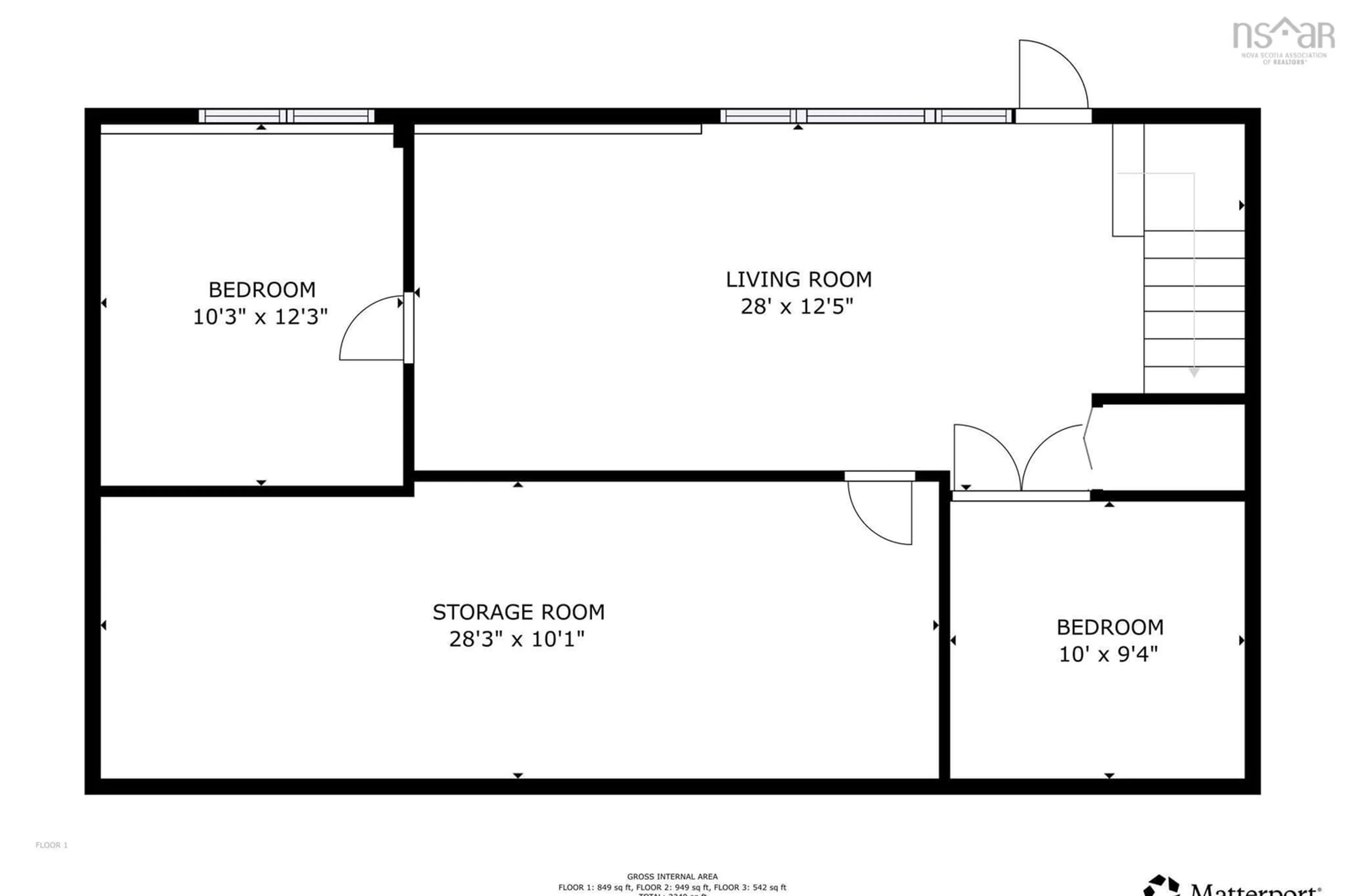 Floor plan for 115 Parkdale Ave, Bridgewater Nova Scotia B4V 1L8