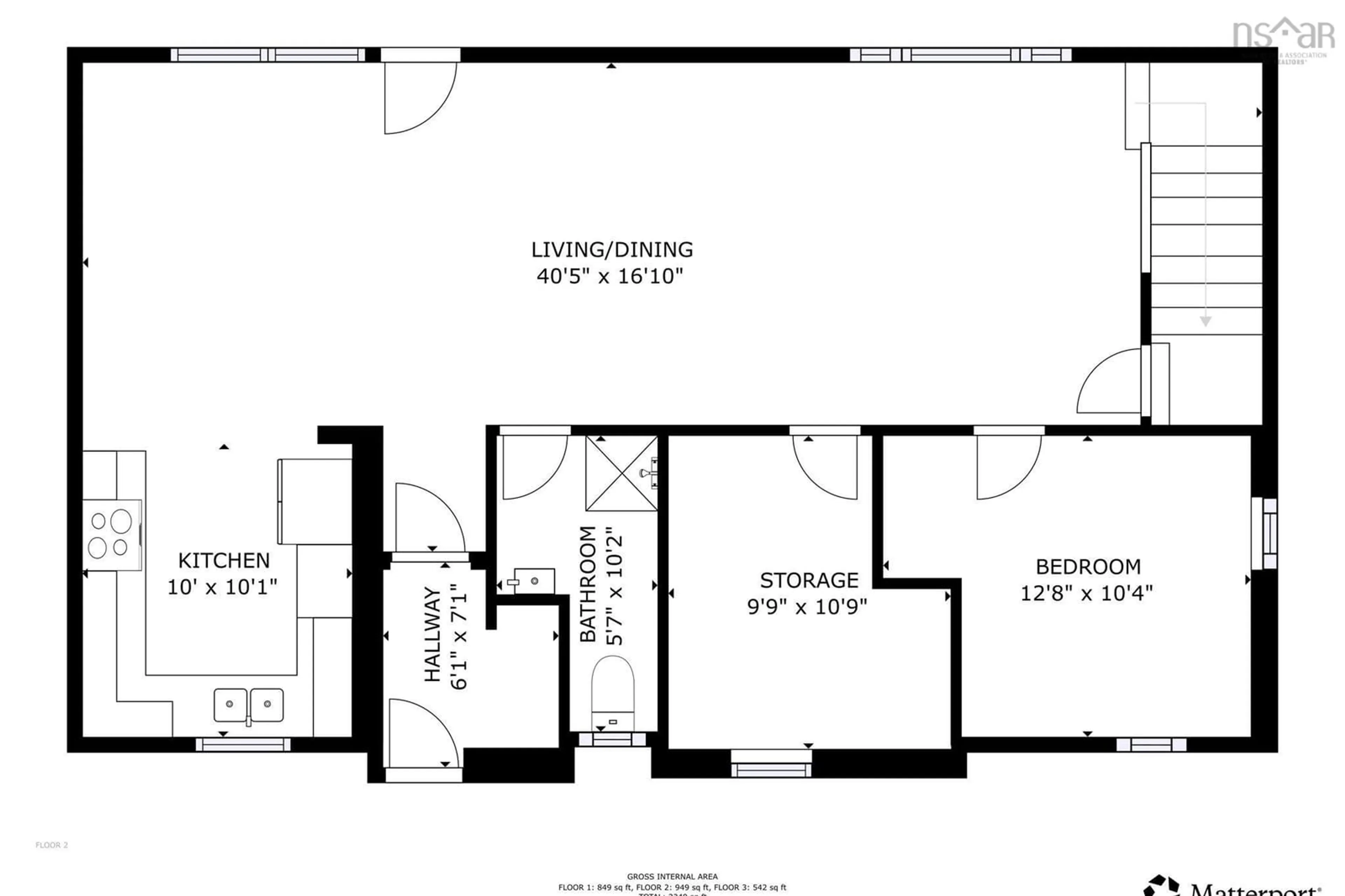 Floor plan for 115 Parkdale Ave, Bridgewater Nova Scotia B4V 1L8