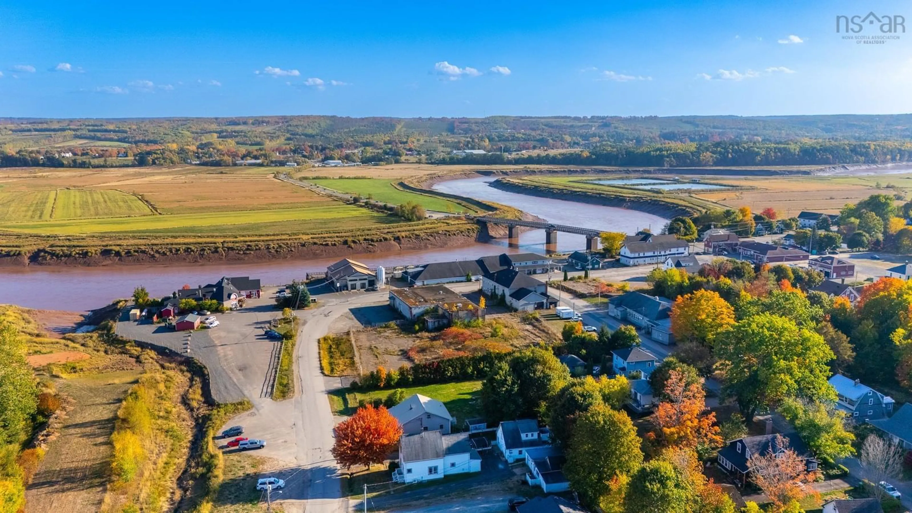 A pic from outside/outdoor area/front of a property/back of a property/a pic from drone, water/lake/river/ocean view for 1007 Terrys Creek Rd, Port Williams Nova Scotia B0P 1T0