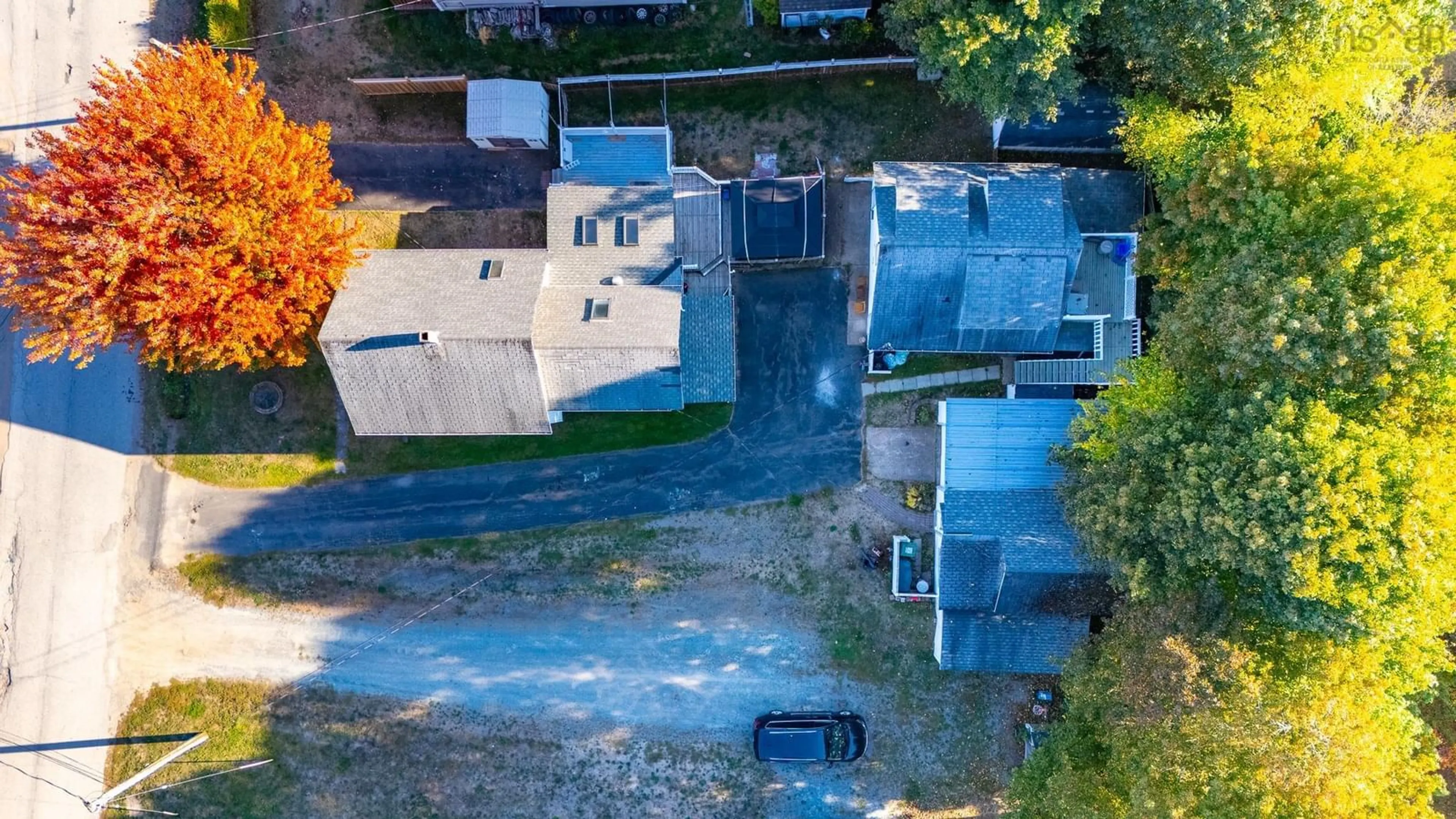 A pic from outside/outdoor area/front of a property/back of a property/a pic from drone, street for 1007 Terrys Creek Rd, Port Williams Nova Scotia B0P 1T0