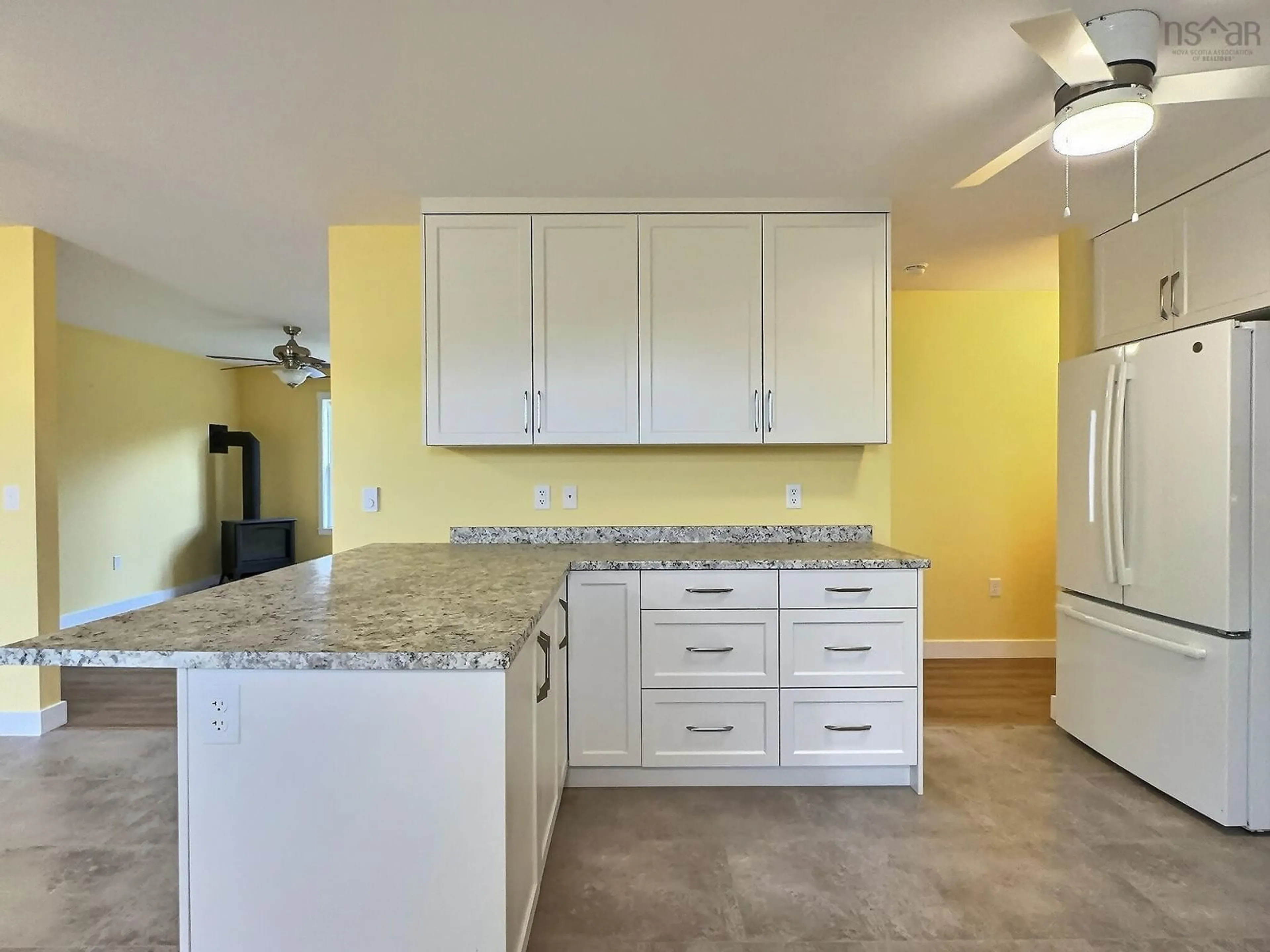 Open concept kitchen, ceramic/tile floor for 863 Gray Rd, Debert Nova Scotia B0M 1G0