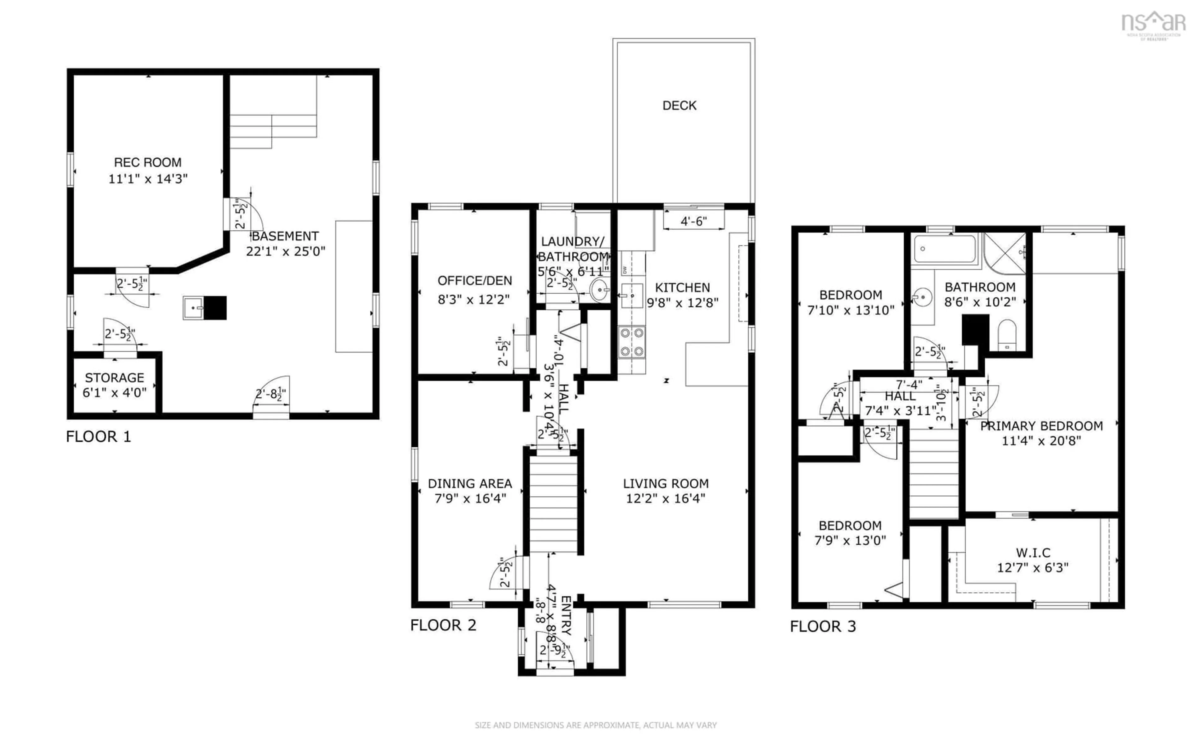 Floor plan for 3537 Lynch St, North End Nova Scotia B3K 3K7