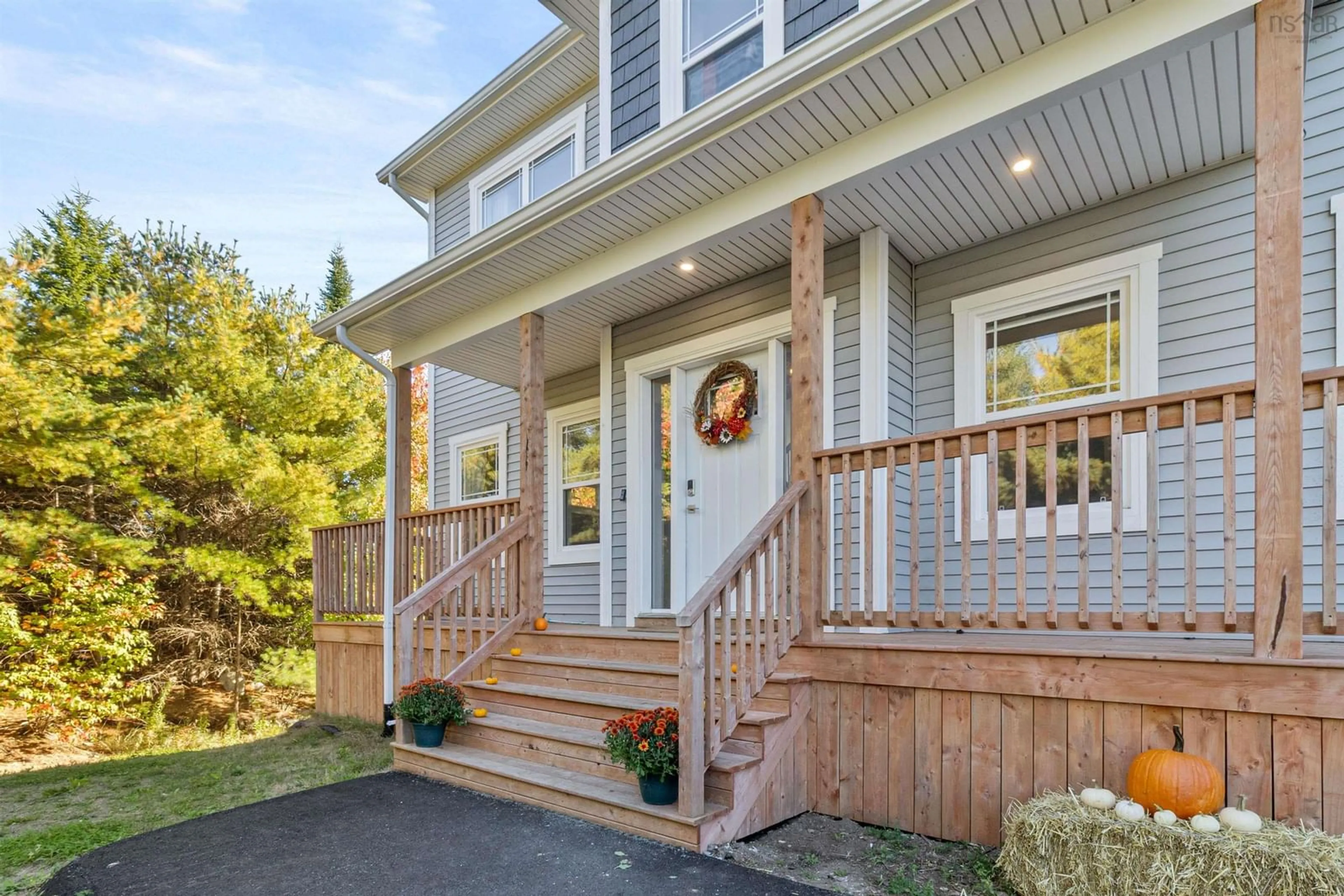 Home with vinyl exterior material, street for 22 Wright Lake Run, Upper Tantallon Nova Scotia B3Z 0B3
