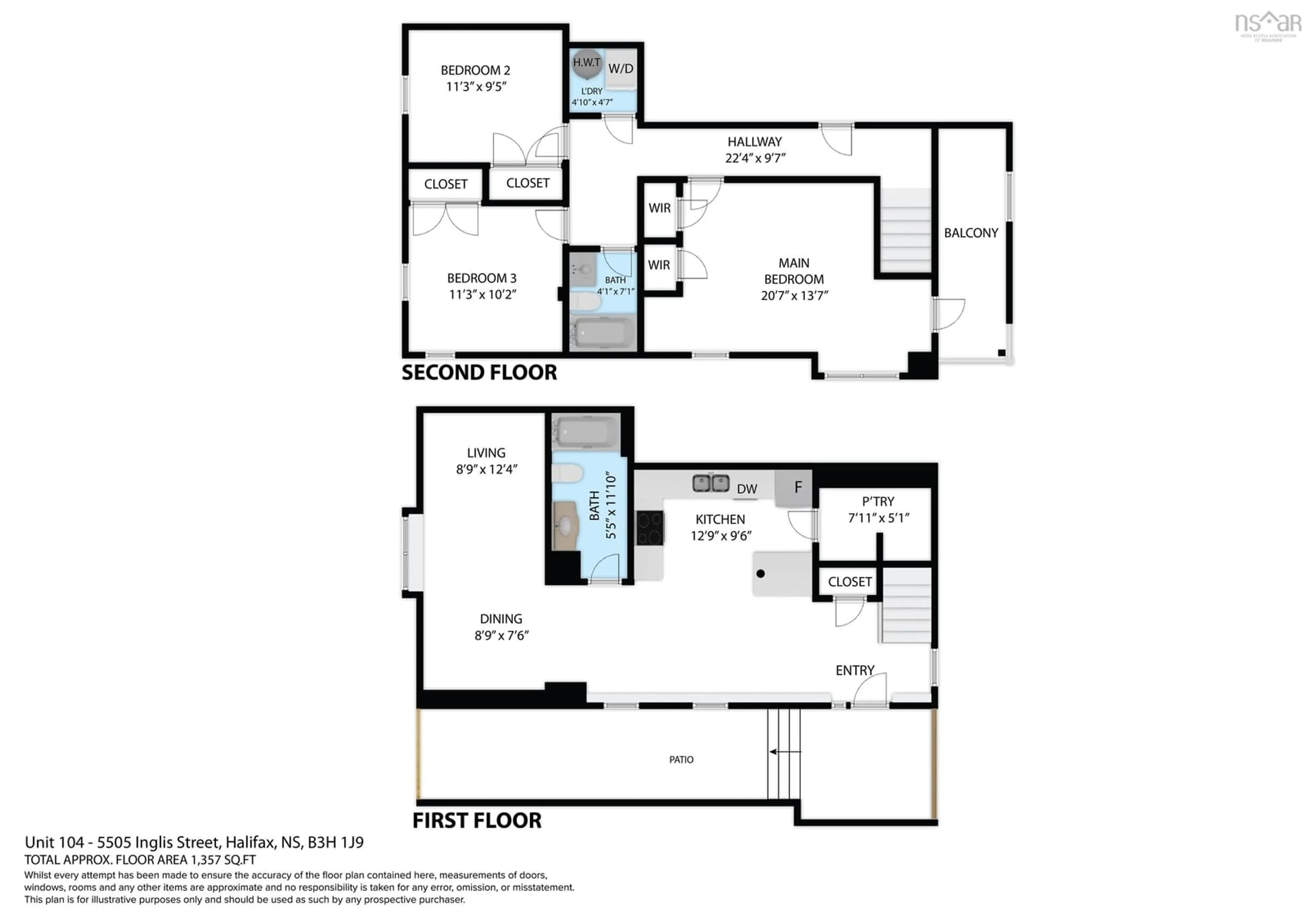 Floor plan for 5505 Inglis St #104, Halifax Nova Scotia B3H 1J9