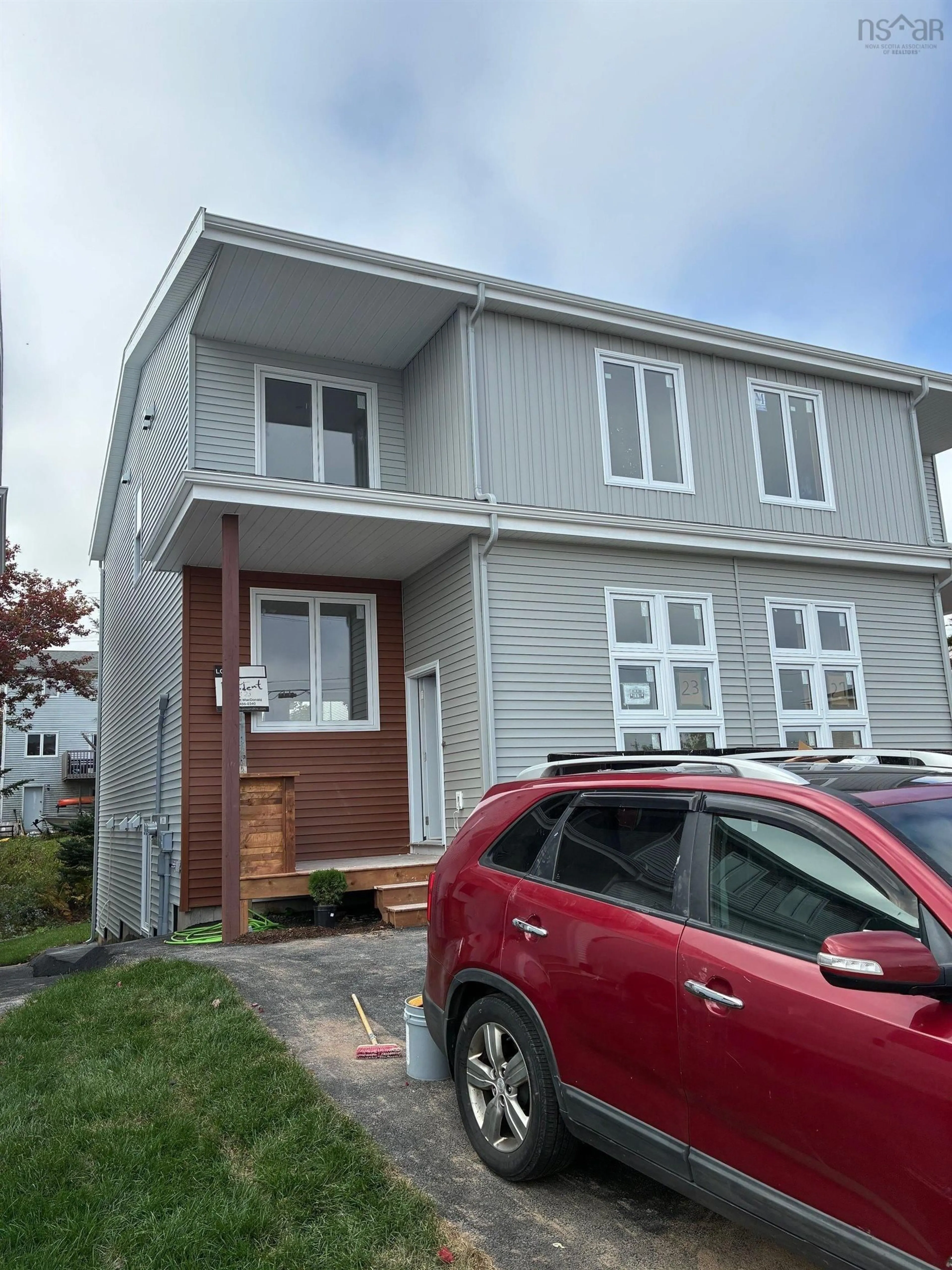 Home with vinyl exterior material, street for 23 Berm St #Lot 25A, Spryfield Nova Scotia B3R 0H2