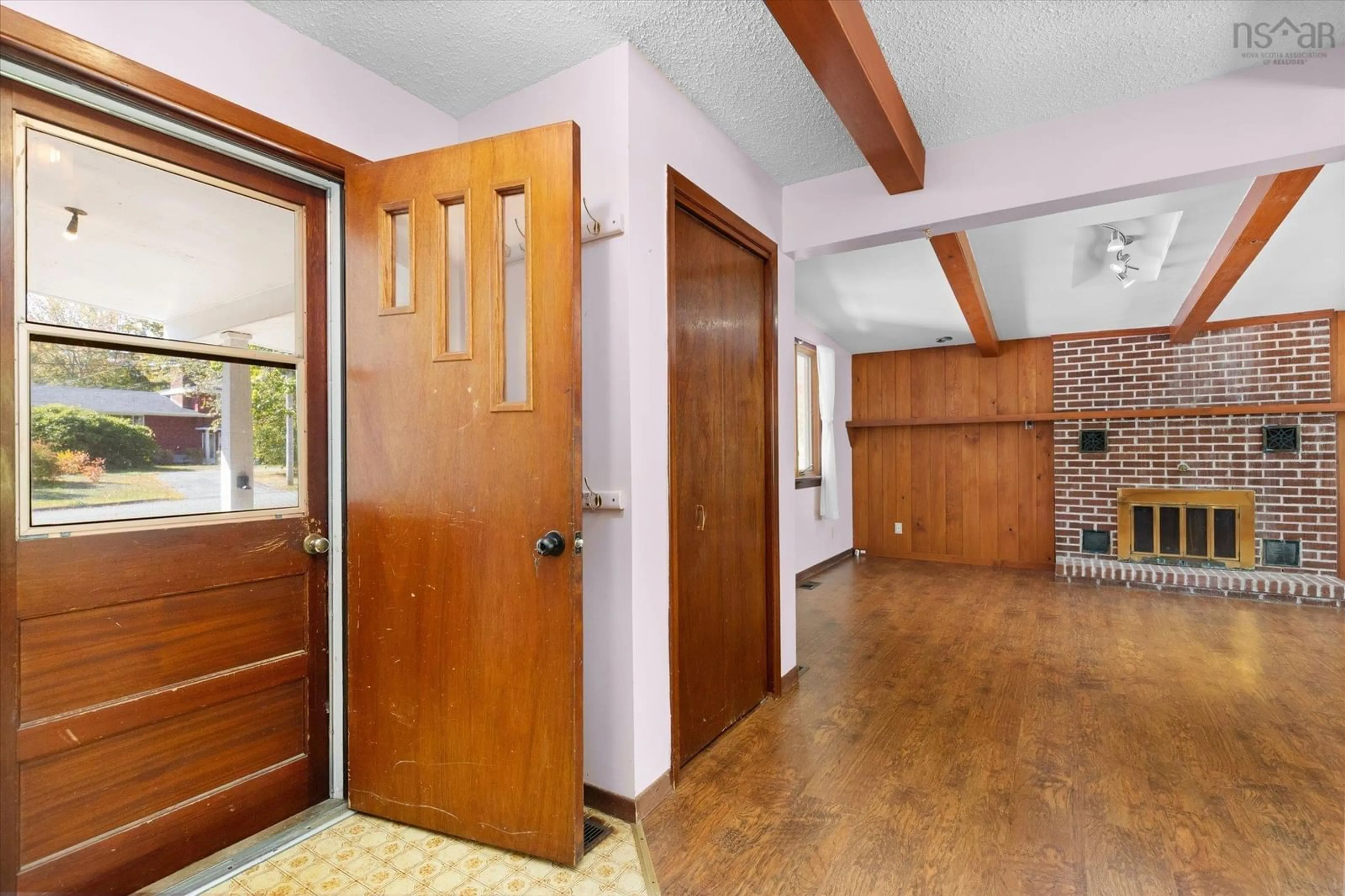 Indoor entryway for 11 Medway St, Bridgewater Nova Scotia B4V 1J8