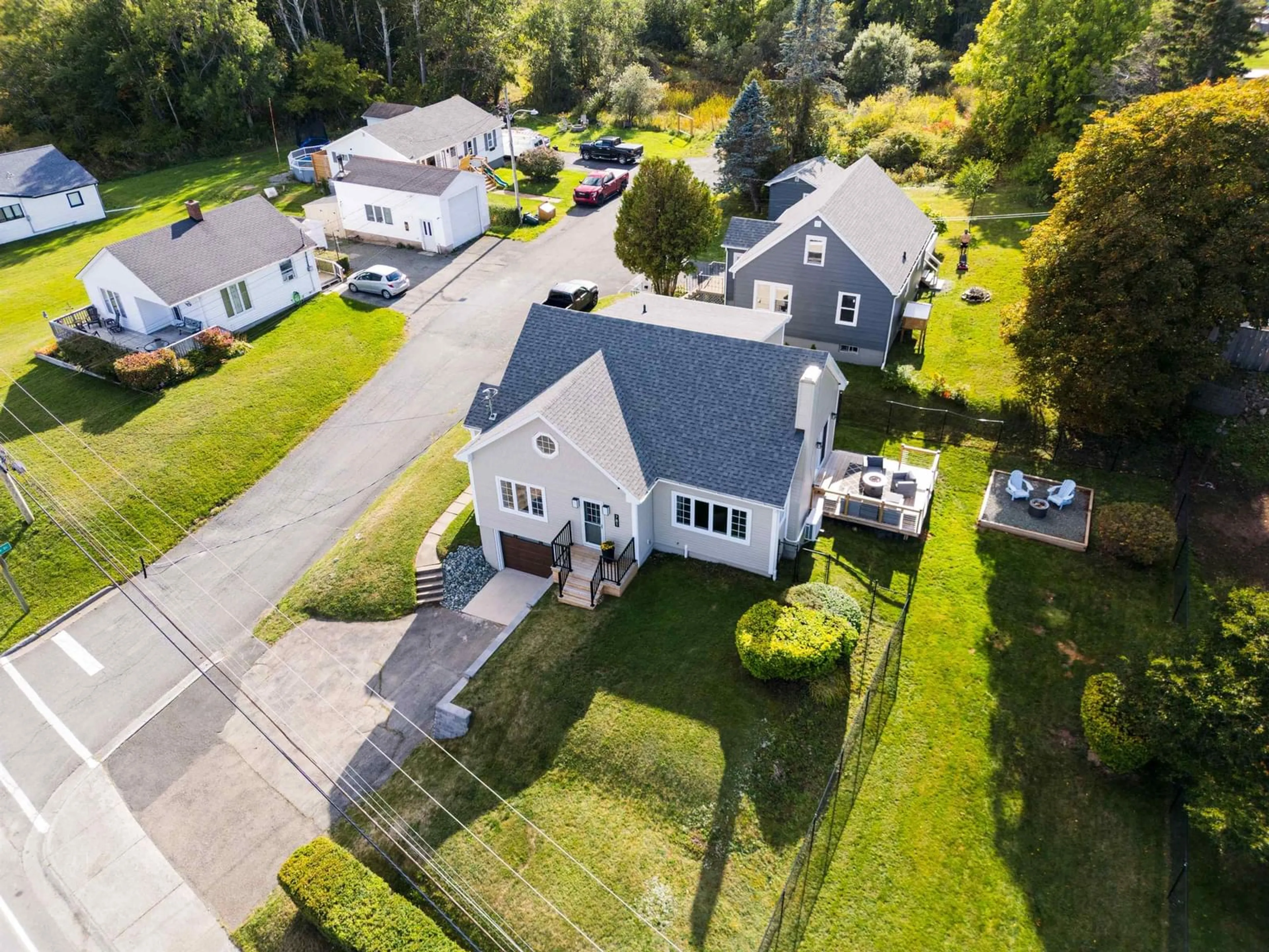 A pic from outside/outdoor area/front of a property/back of a property/a pic from drone, street for 781 Westmount Rd, Sydney Nova Scotia B1R 1B9