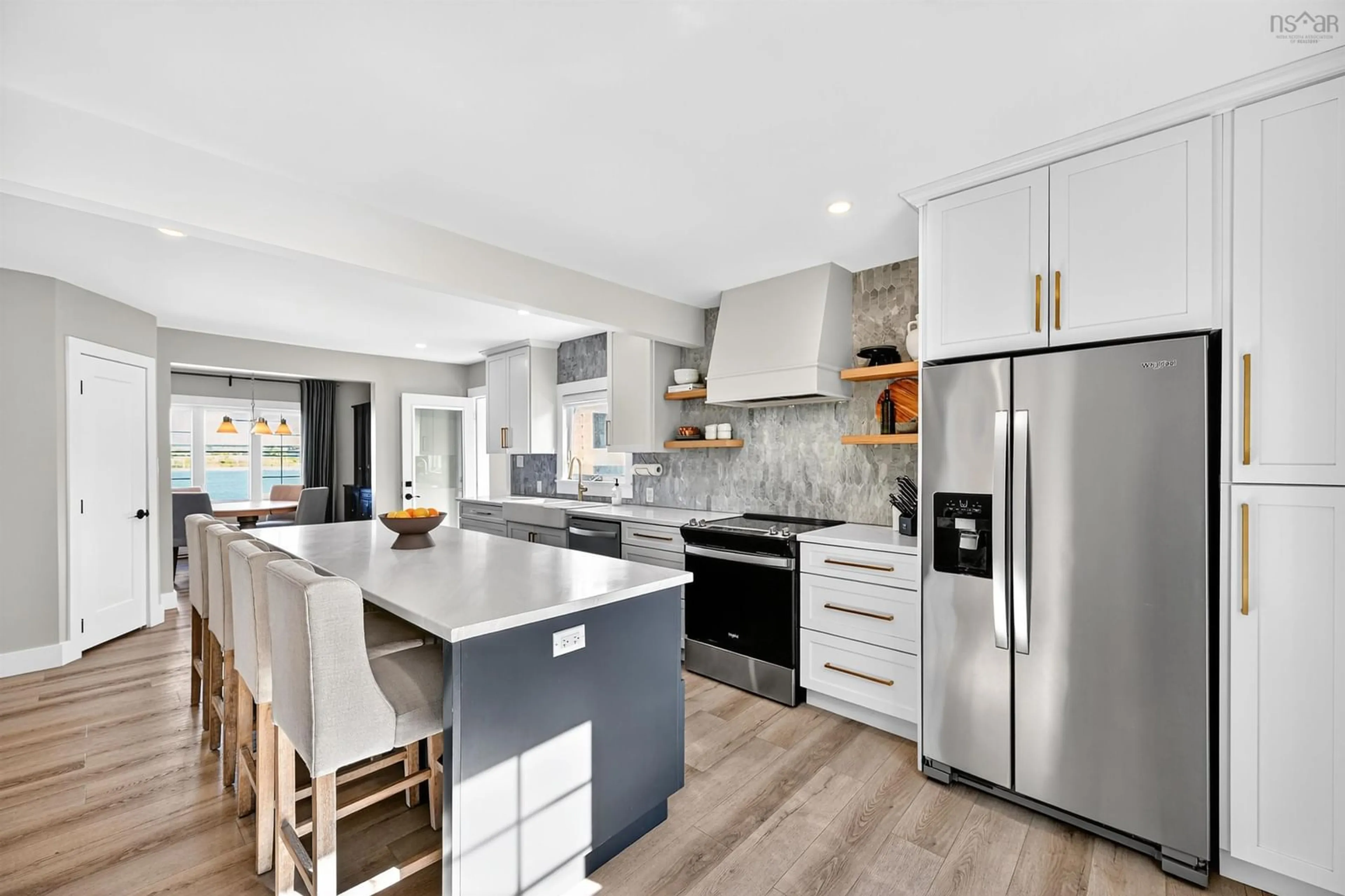 Open concept kitchen, ceramic/tile floor for 781 Westmount Rd, Sydney Nova Scotia B1R 1B9
