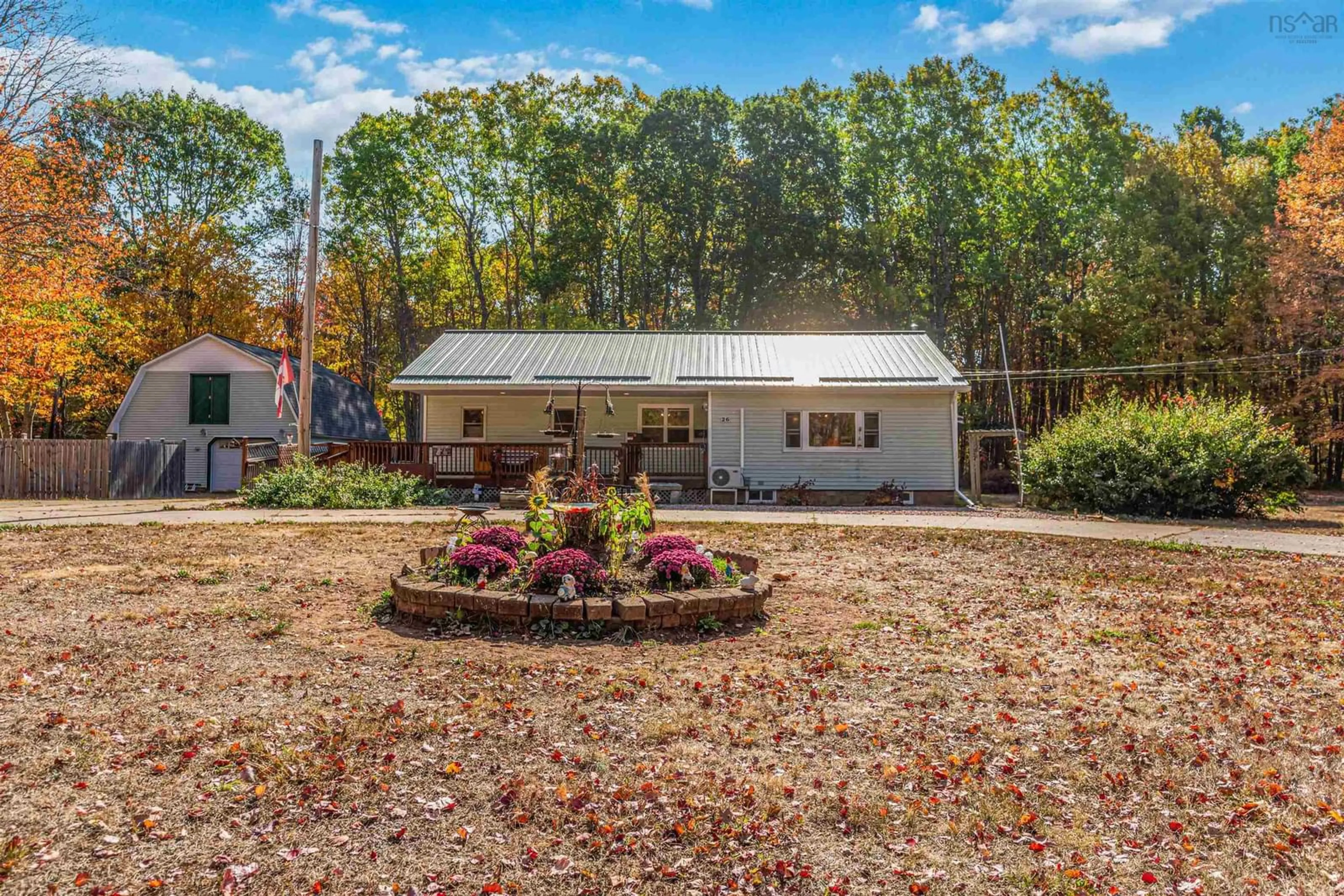 A pic from outside/outdoor area/front of a property/back of a property/a pic from drone, unknown for 26 Pleasant St, Wilmot Nova Scotia B0P 1W0