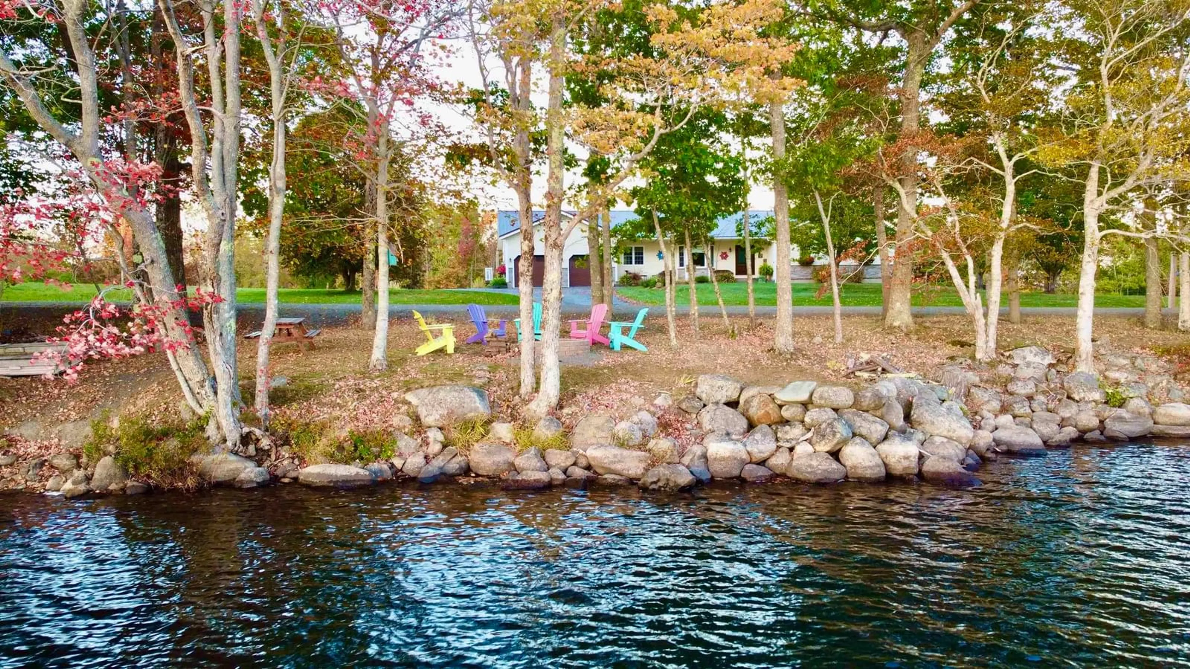 Patio, water/lake/river/ocean view for 102 Harold Silver Rd, Lower Northfield Nova Scotia B4V 8R7
