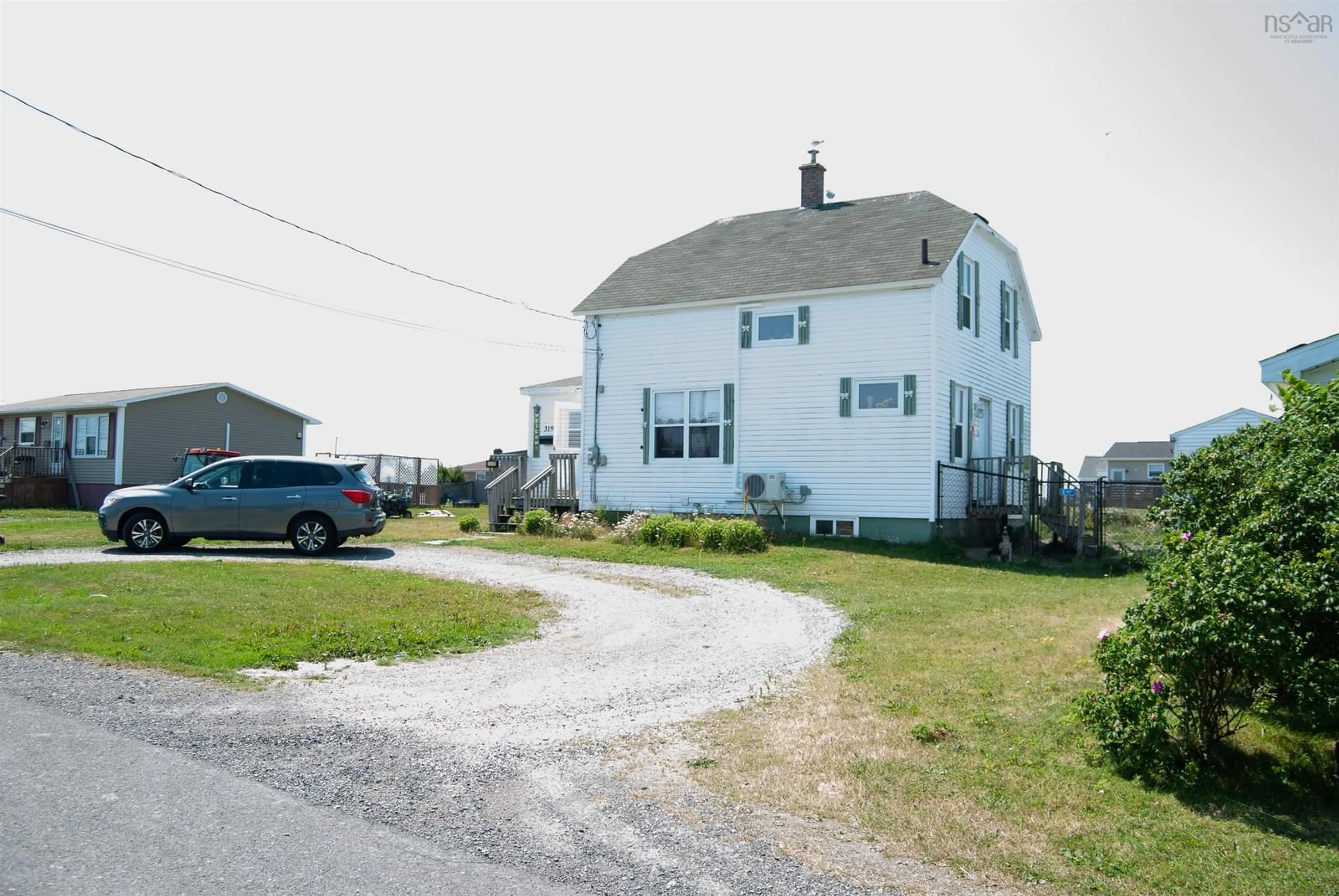 A pic from outside/outdoor area/front of a property/back of a property/a pic from drone, street for 319 Cockburn St, New Waterford Nova Scotia B1J 4J8