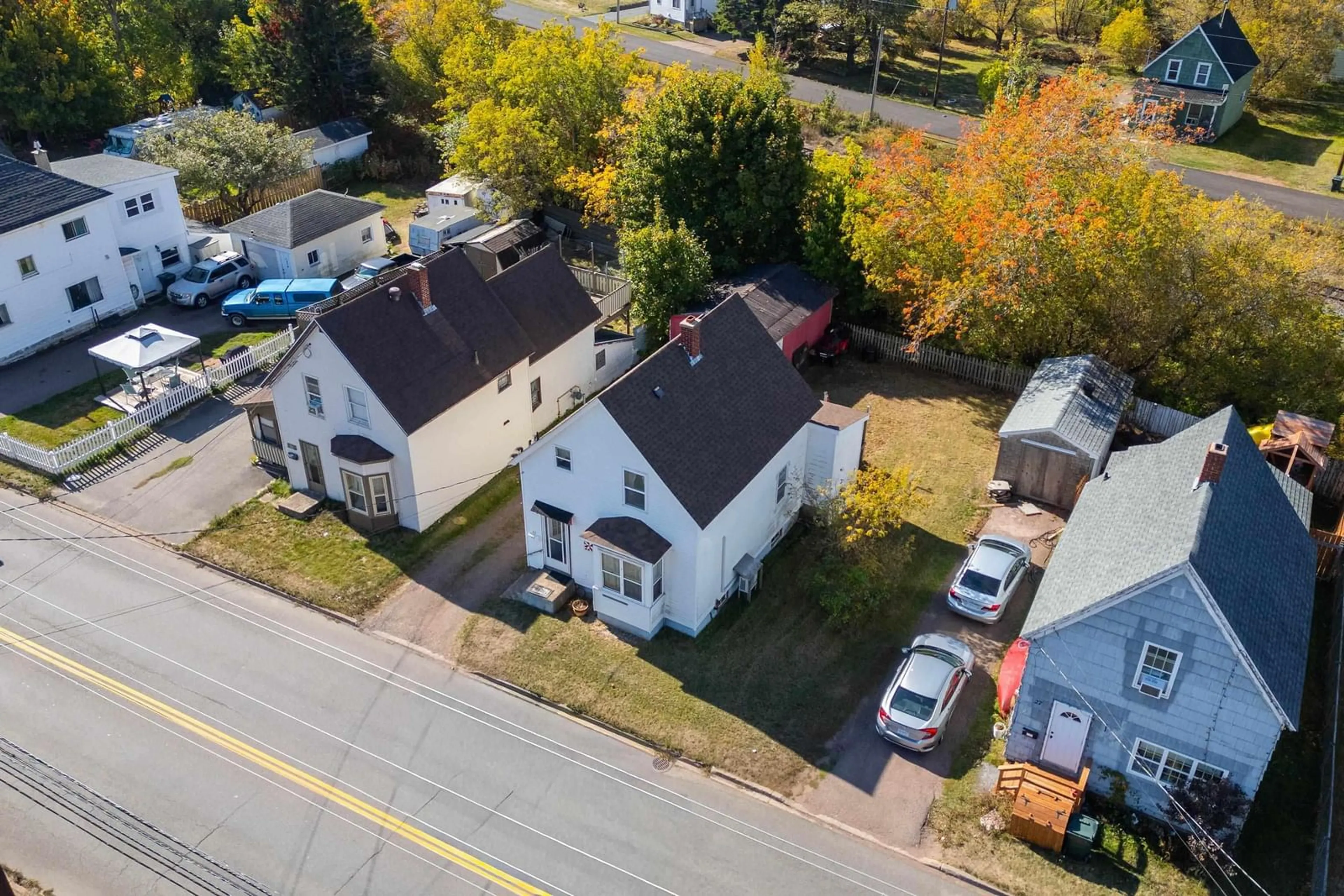A pic from outside/outdoor area/front of a property/back of a property/a pic from drone, street for 29 South Albion St, Amherst Nova Scotia B4H 2W3