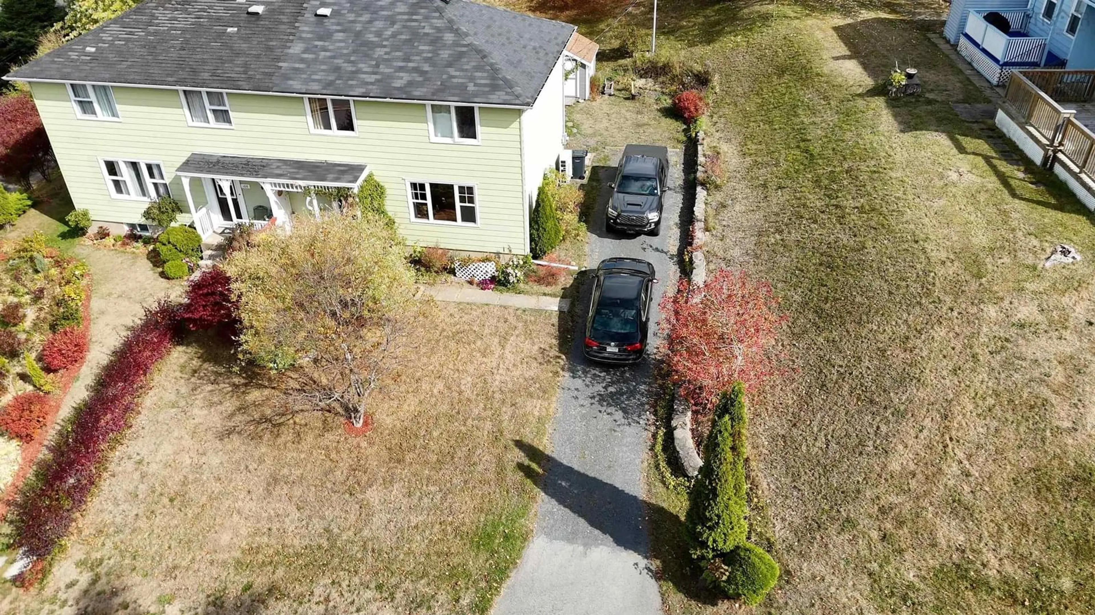 A pic from outside/outdoor area/front of a property/back of a property/a pic from drone, street for 108 Old School Hill Rd, Cornwallis Park Nova Scotia B0S 1H0