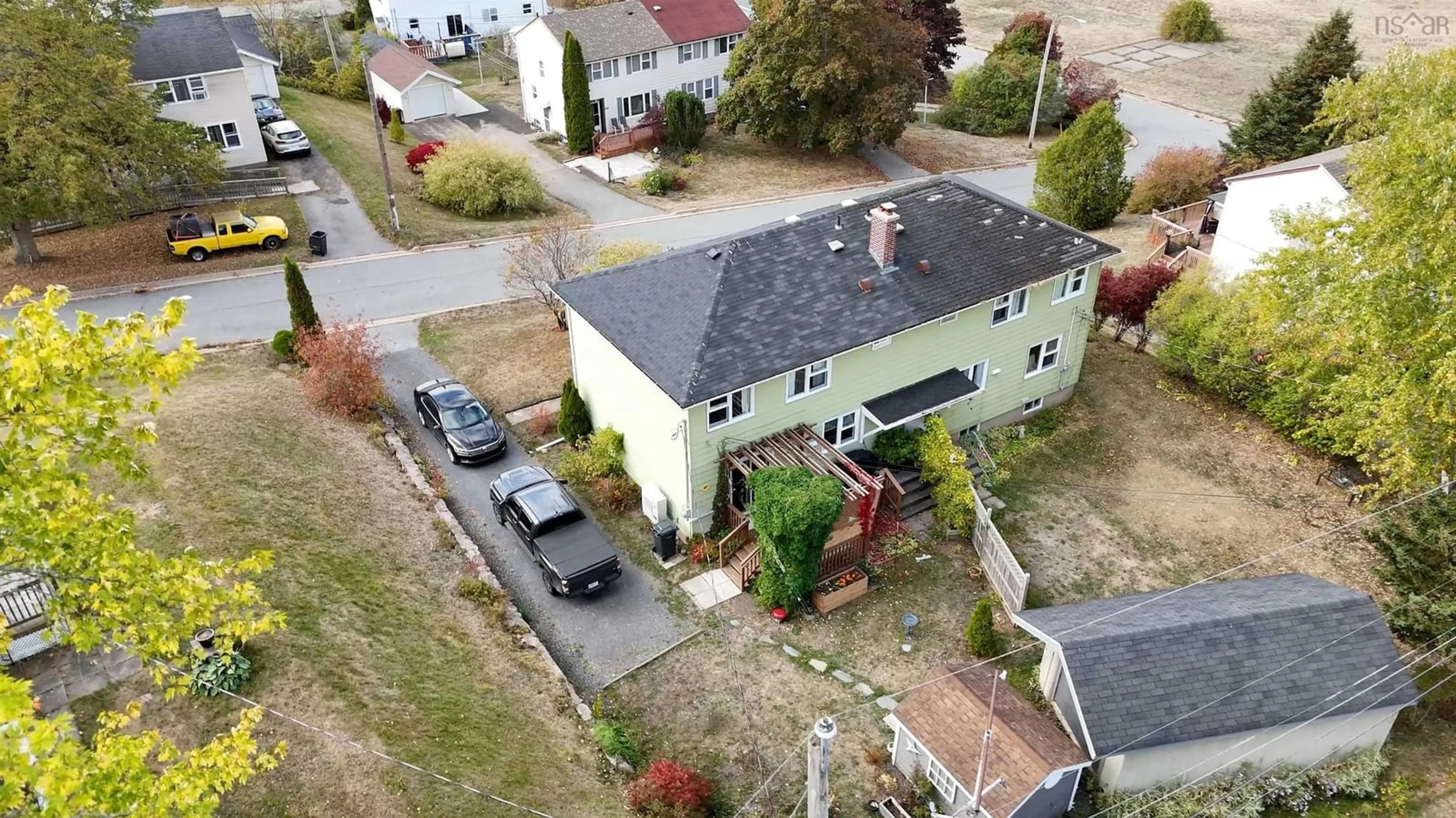 A pic from outside/outdoor area/front of a property/back of a property/a pic from drone, street for 108 Old School Hill Rd, Cornwallis Park Nova Scotia B0S 1H0