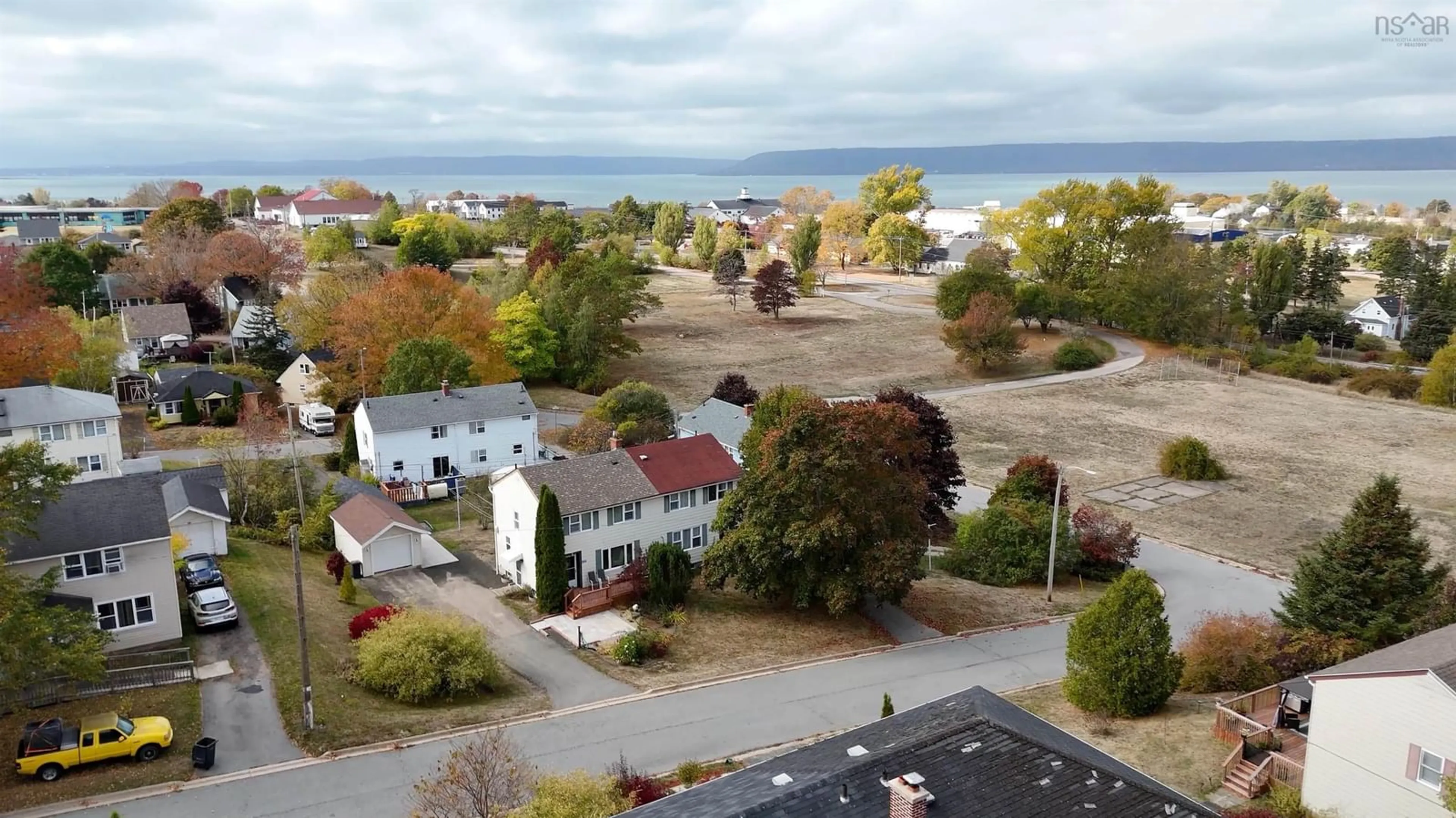 A pic from outside/outdoor area/front of a property/back of a property/a pic from drone, water/lake/river/ocean view for 108 Old School Hill Rd, Cornwallis Park Nova Scotia B0S 1H0