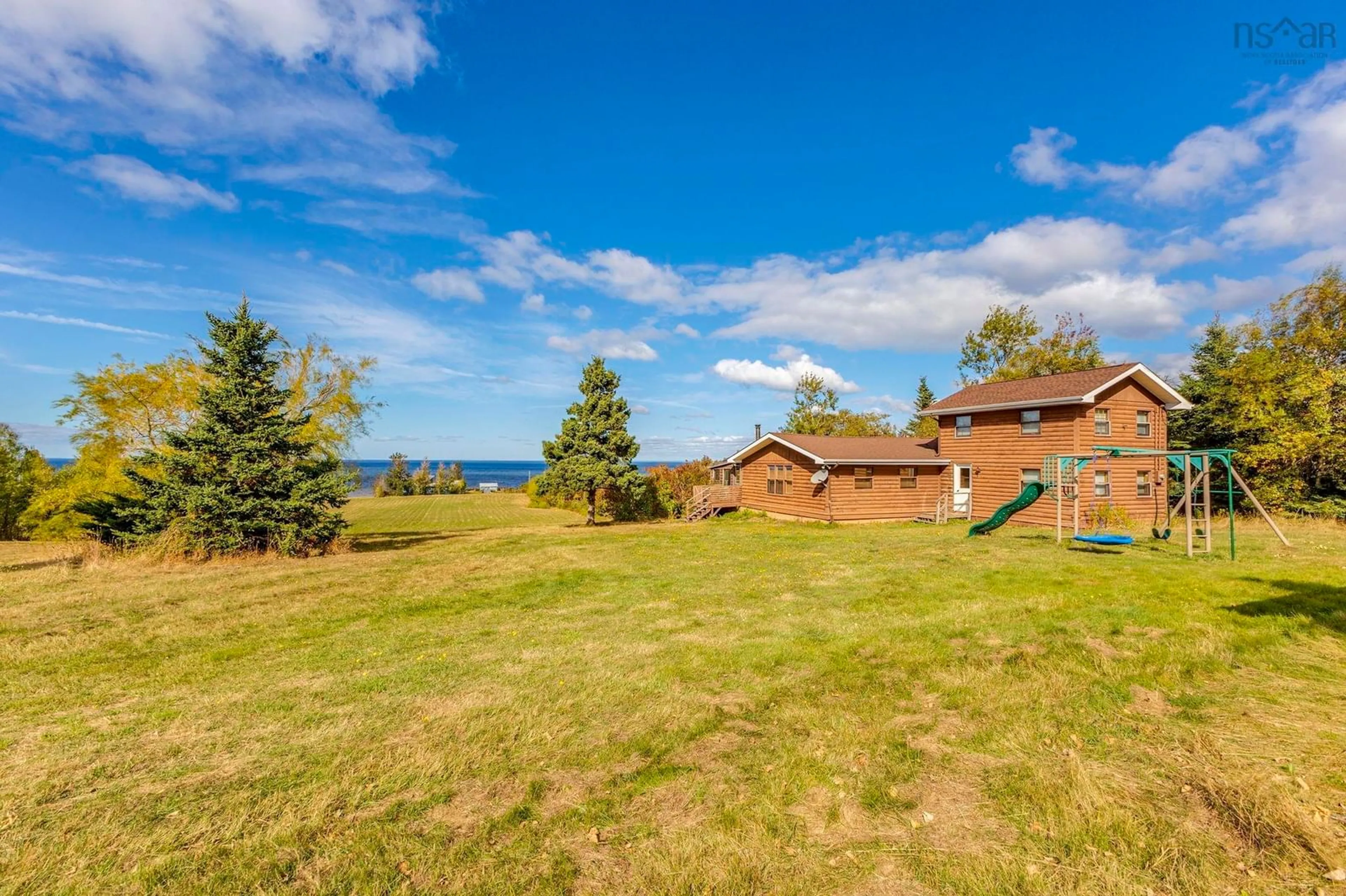 A pic from outside/outdoor area/front of a property/back of a property/a pic from drone, water/lake/river/ocean view for 2475 Gulf Shore Rd, Gulf Shore Nova Scotia B0K 1L0
